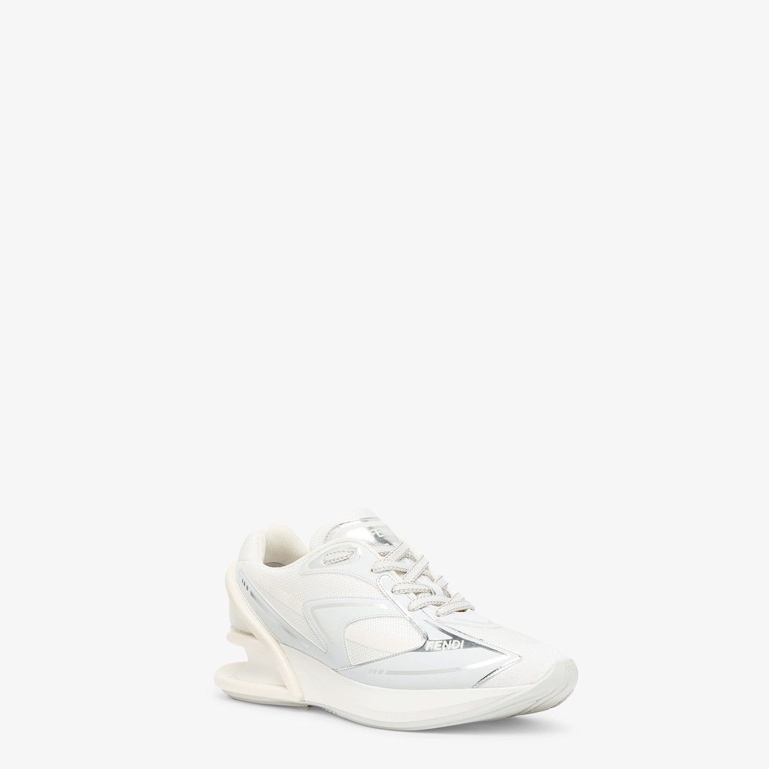 Fendi o1w1db10425 First 1 Low-Top Sneakers in White/Multicolor Size US 7 / IT 37 - 2 Thumbnail