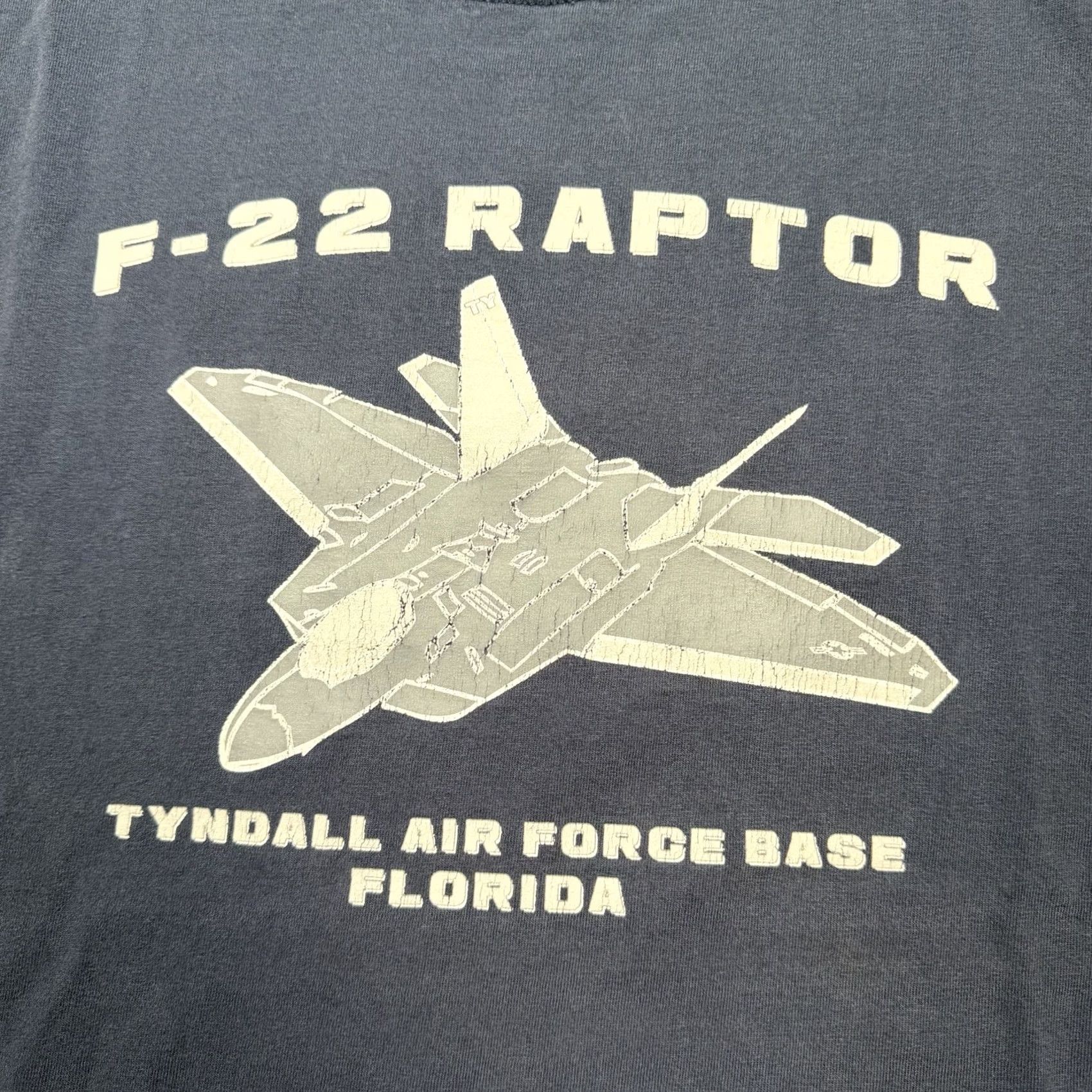 Vintage Nike Shirt Men’s Large F-22 Raptor Graphic Jet Blue USAF Aviation Military Retro 90s Mens Size US L / EU 52-54 / 3 - 2 Thumbnail