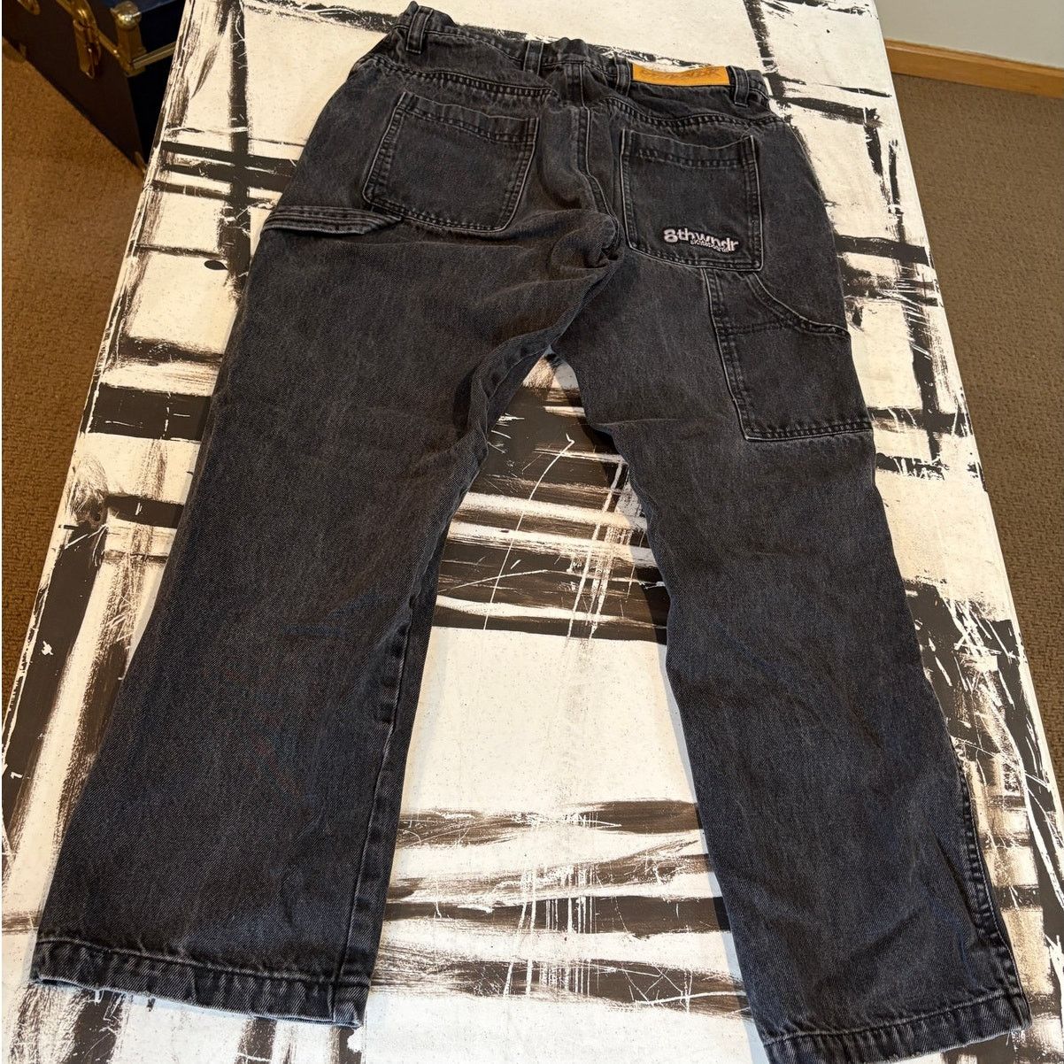 8THWNDR 8THWNDR Double Knee Denim Pant Carpenter Jean y2k - 2021 Size US 30 / EU 46 - 4 Thumbnail