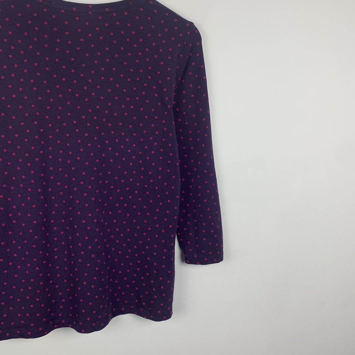 Gudrun Sjoden Gudrun Sjoden Polka Dot Long Sleeve T-Shirt Size S Purple Size S / US 4 / IT 40 - 15 Thumbnail