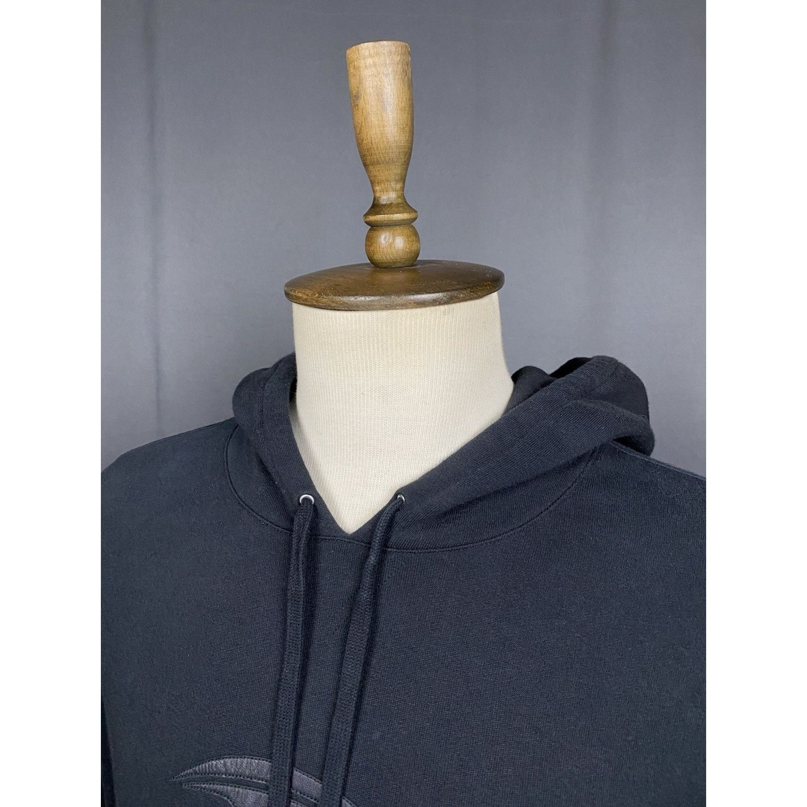 Hermes MINT! Hermes Big Logo Auth Men's Black Hoodie Sweater Size 2 Size US XXL / EU 58 / 5 - 5 Thumbnail
