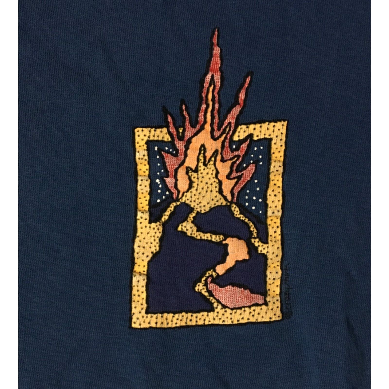 Vintage VINTAGE 80s Hawaii Island Of Fire Faded Shirt S USA Beach Surf Volcano Grunge 90s TC Size US S / EU 44-46 / 1 - 4 Thumbnail