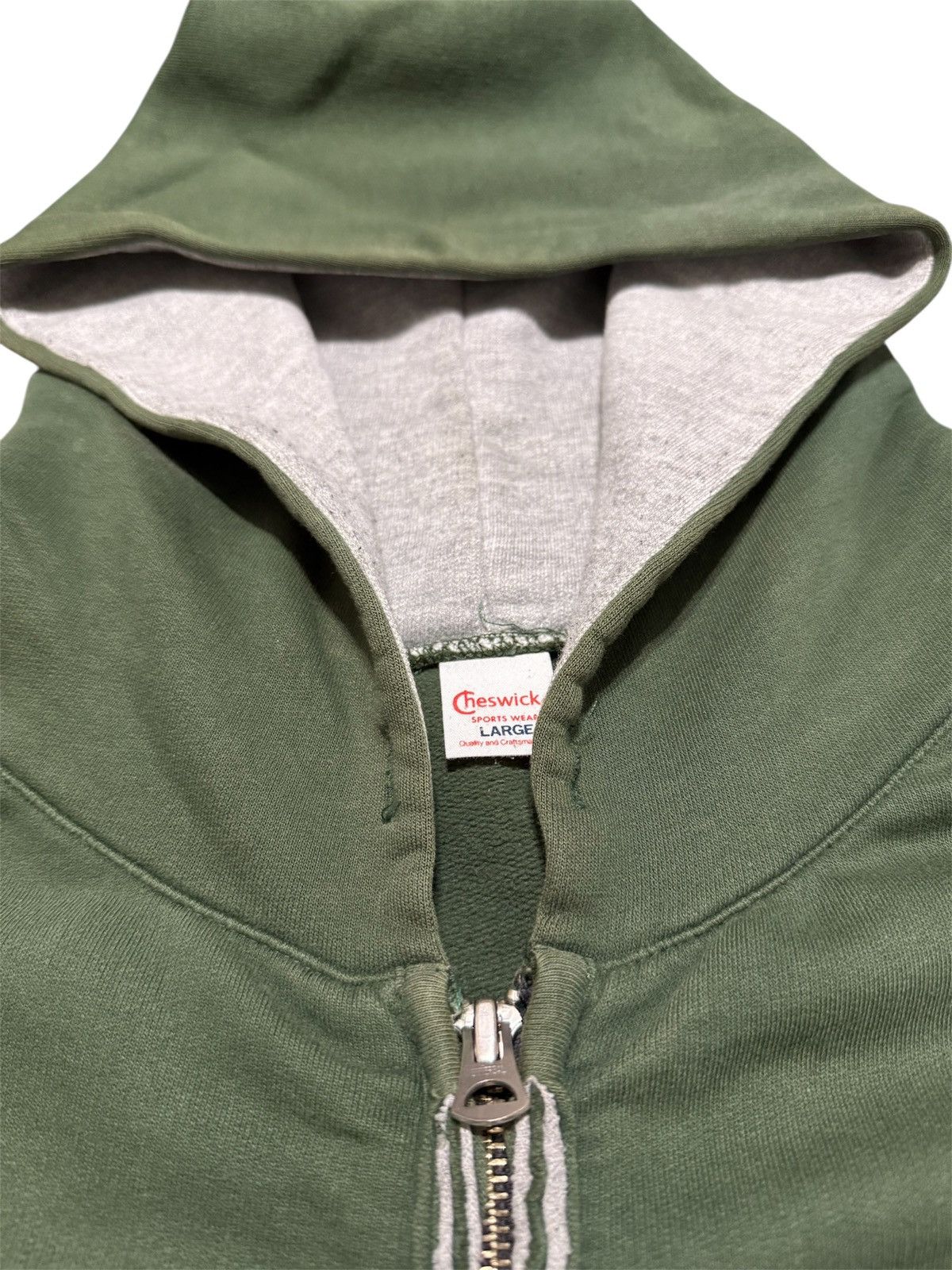 Sugar Cane 90s Cheswick Sportswear PX-247 Zip Up Hoodie Size US L / EU 52-54 / 3 - 3 Thumbnail