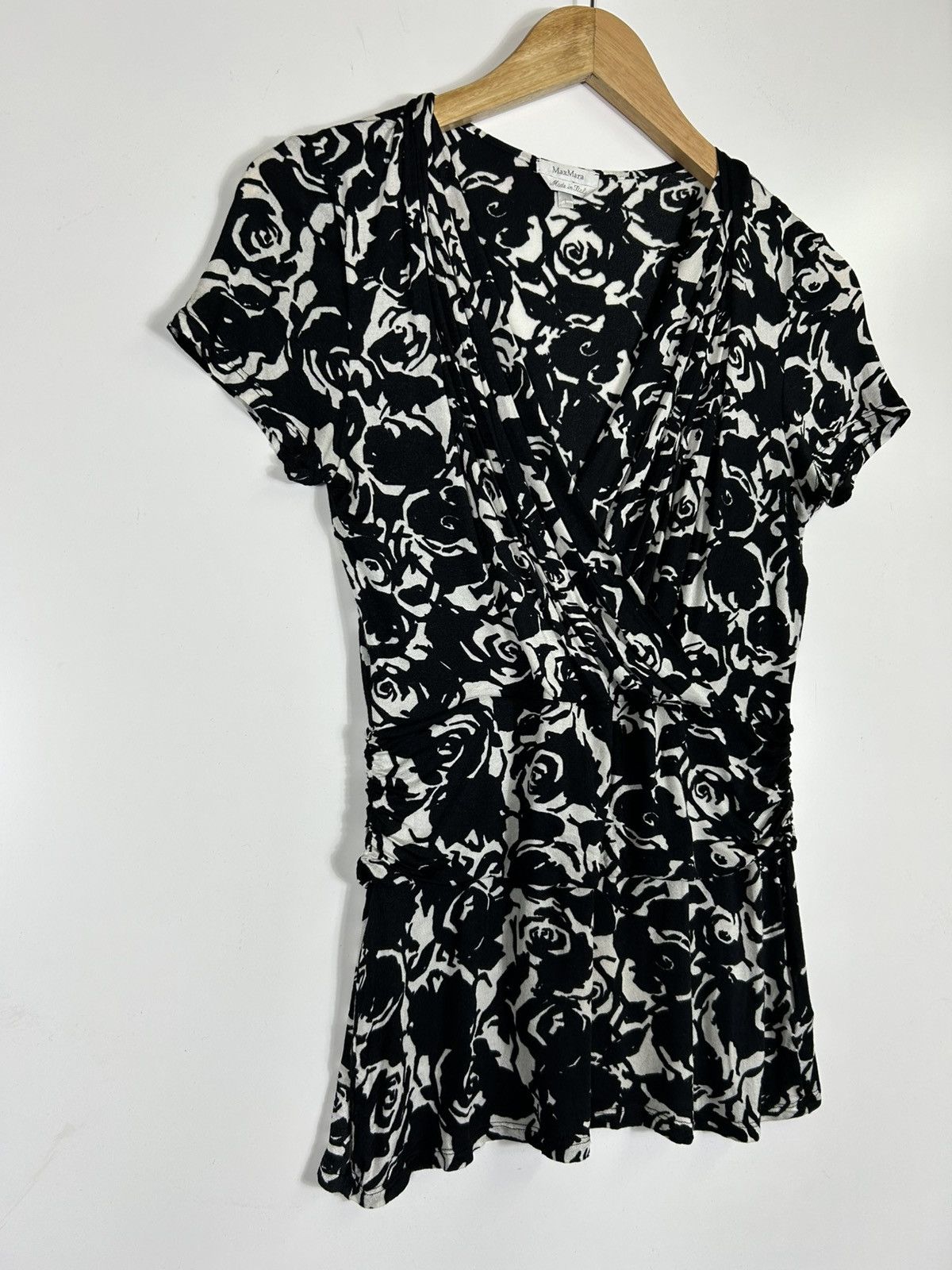 Max Mara 🔥Max Mara Rose Dress Shirt Top Blouses Size L / US 10 / IT 46 - 2 Thumbnail
