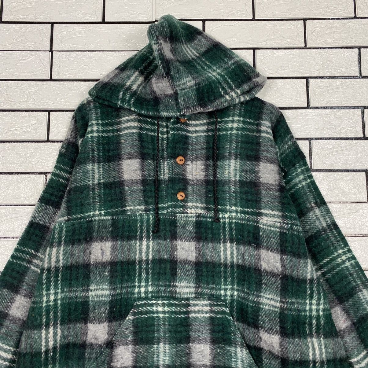 Japanese Brand Vintage Anorak Jacket Wool Tartan Unbranded Issey Miyake Size US XL / EU 56 / 4 - 4 Thumbnail