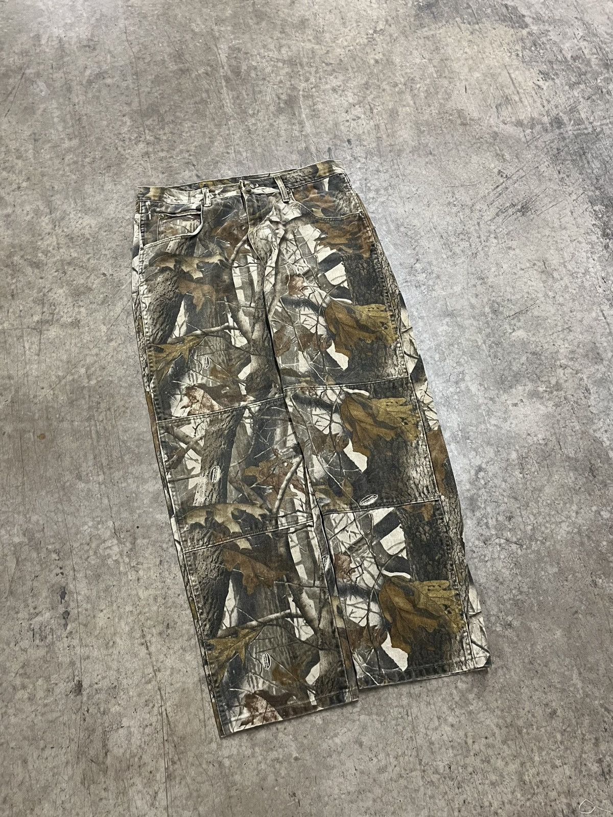 Vintage × Wrangler Realtree wrangler double knee pants vintage baggy streetwear Size US 36 / EU 52 - 2 Thumbnail
