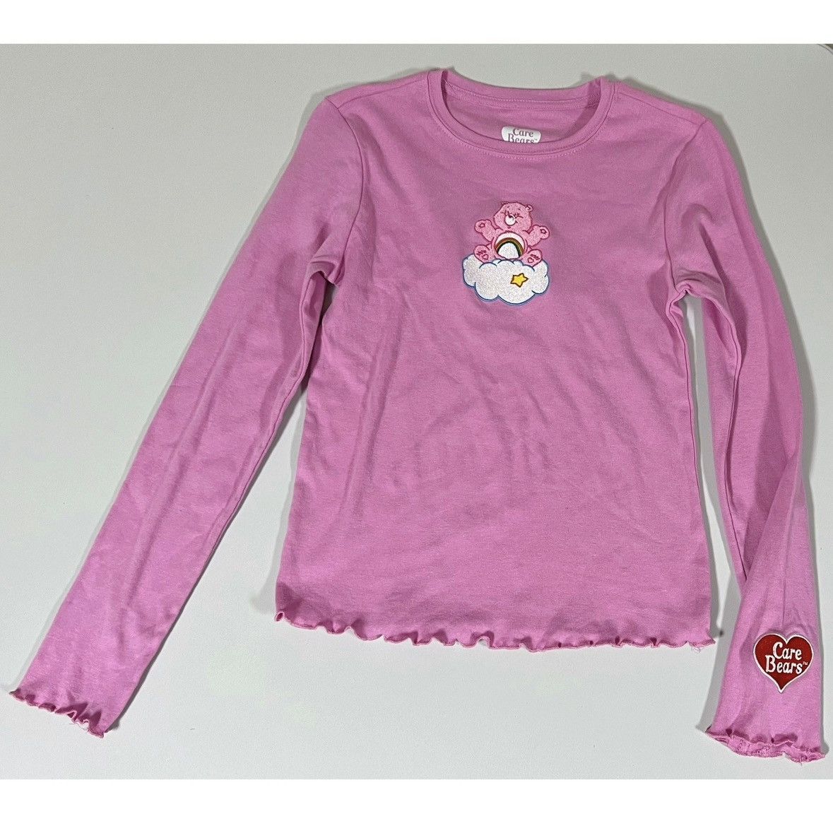 Japanese Brand Care Bears Pink Long Sleeve T-Shirt Top Blouse Tee Size M 💗✨ Size M / US 6-8 / IT 42-44 - 1 Thumbnail