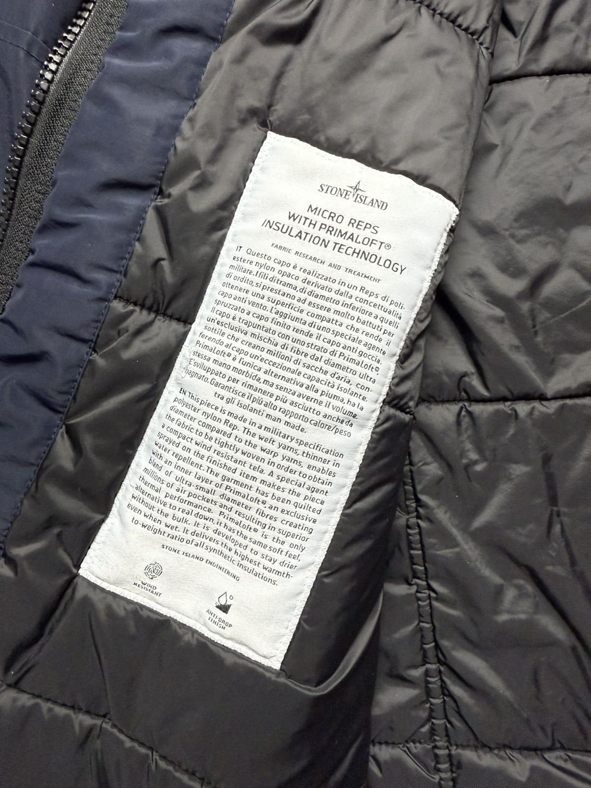 Stone Island Stone Island Micro Reps PrimaLoft Nylon Jacket Size US L / EU 52-54 / 3 - 8 Thumbnail