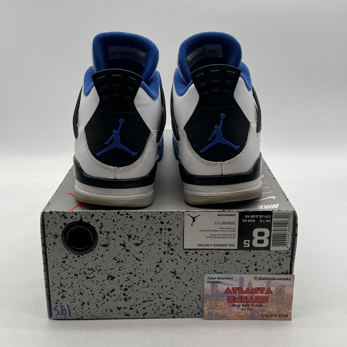 Jordan Brand Air Jordan 4 Motorsports Size US 8.5 / EU 41-42 - 3 Thumbnail
