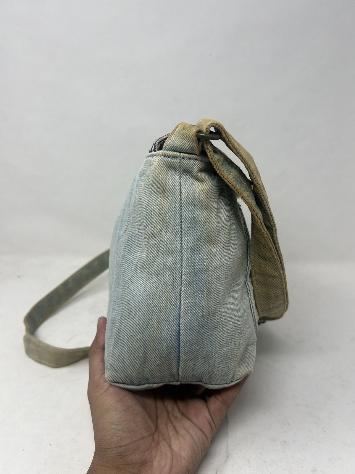 Lee Vintage Lee Union Made Denim Fade Cross body Bag Size ONE SIZE - 6 Thumbnail