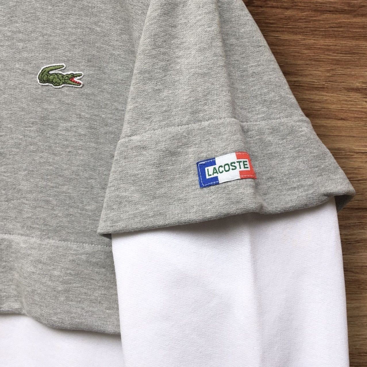 Lacoste Vintage Chemise Lacoste Sweatshirt Size US S / EU 44-46 / 1 - 3 Thumbnail