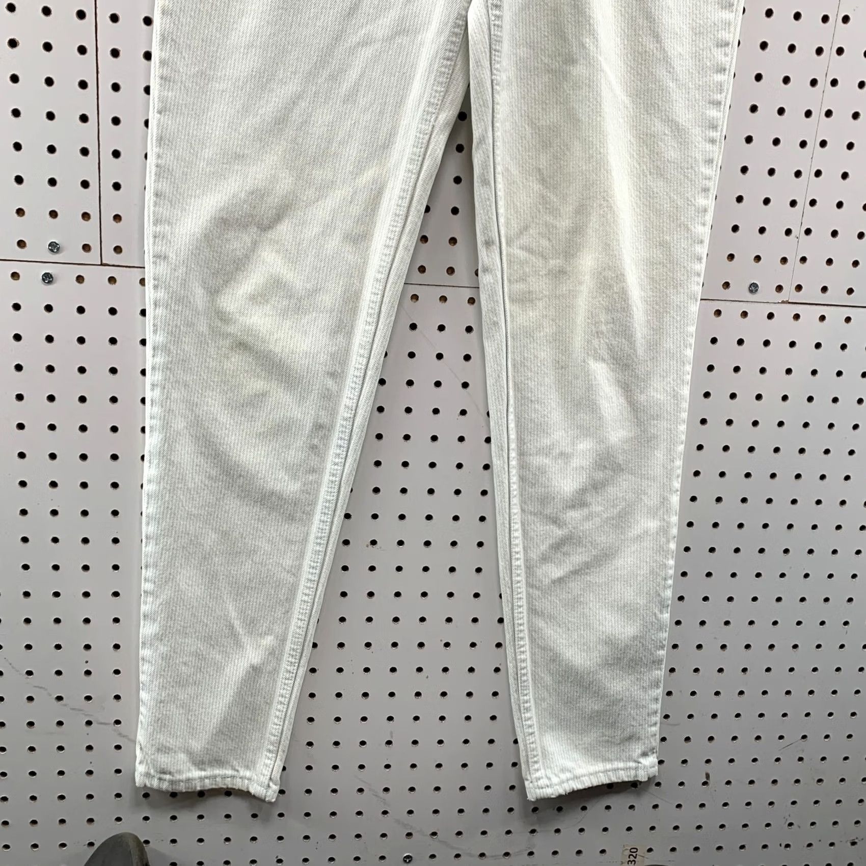 Levi's VINTAGE Levi's Jeans 532 Denim White Striped Tapered Womens 27x32 90s USA Size 30" / US 8 / IT 44 - 4 Thumbnail
