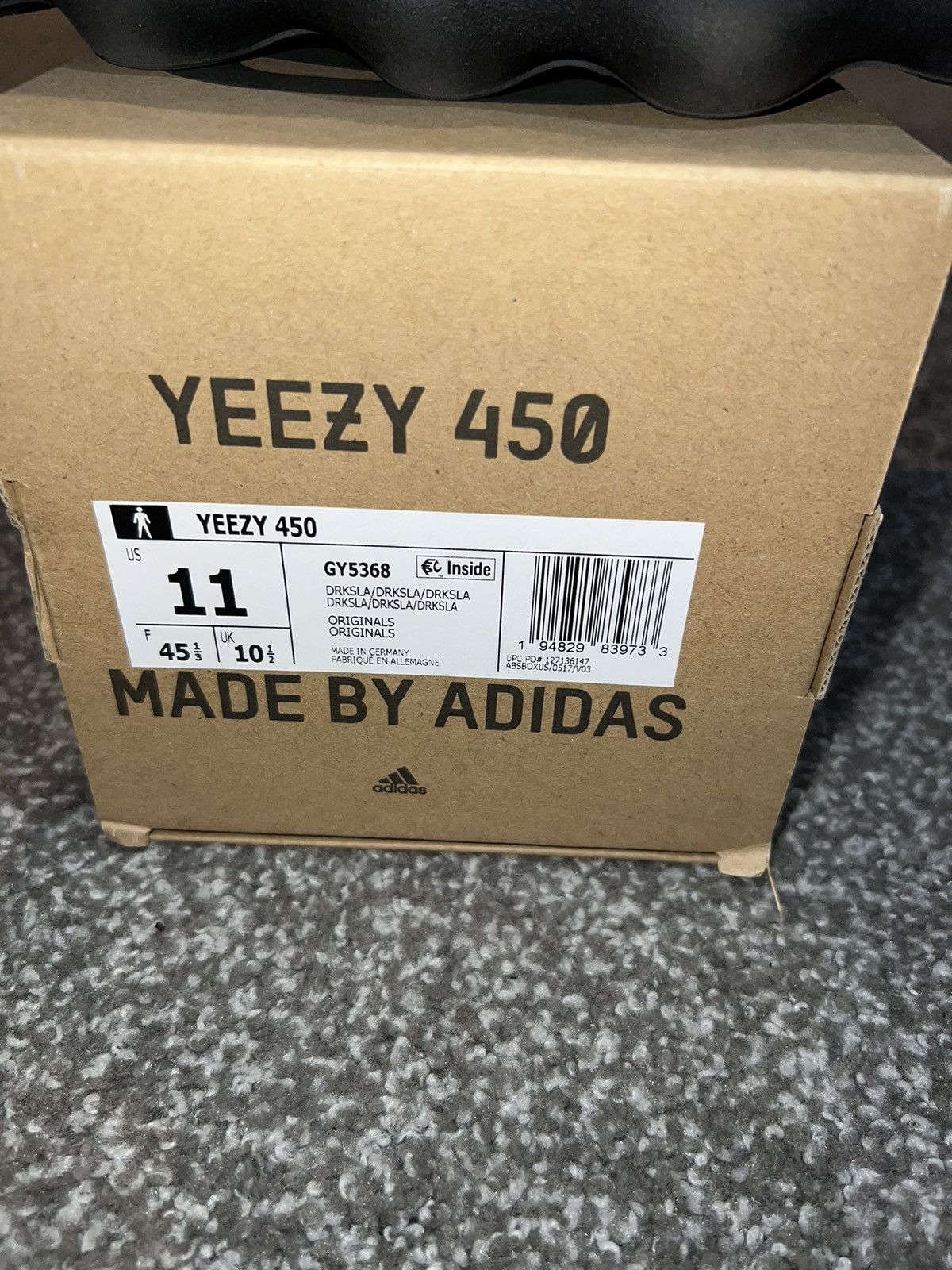 Adidas Adidas Yeezy 450 dark slate Size US 11 / EU 44 - 5 Thumbnail