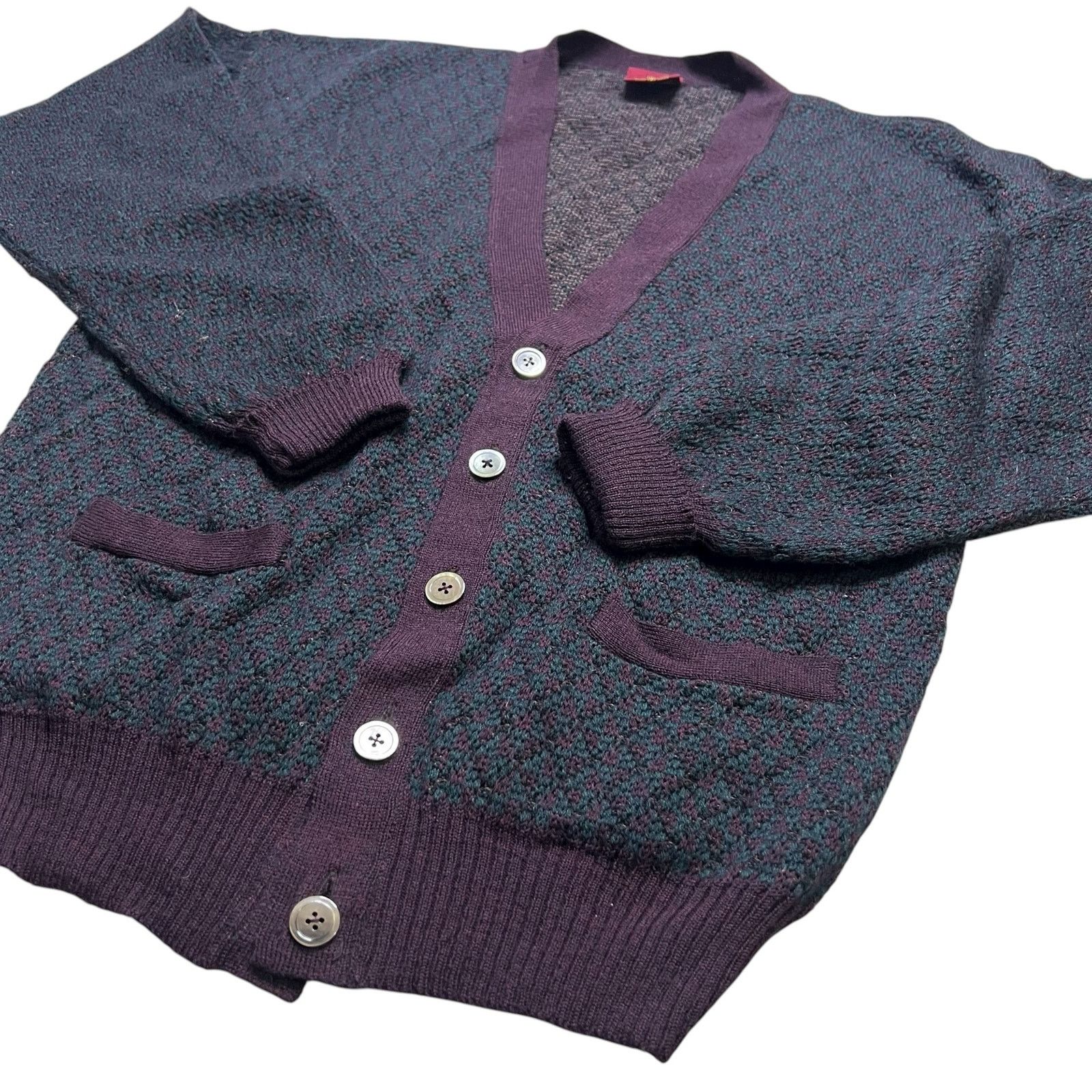 Nordstrom Vintage Nordstrom 100% Merino Wool Cardigan Sweater Medium Size US M / EU 48-50 / 2 - 1 Thumbnail