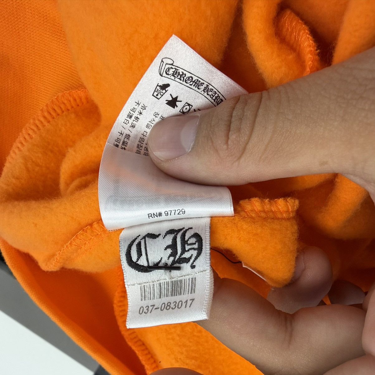 Chrome Hearts Chrome Hearts Miami Music Week Orange Hoodie Size US L / EU 52-54 / 3 - 8 Thumbnail