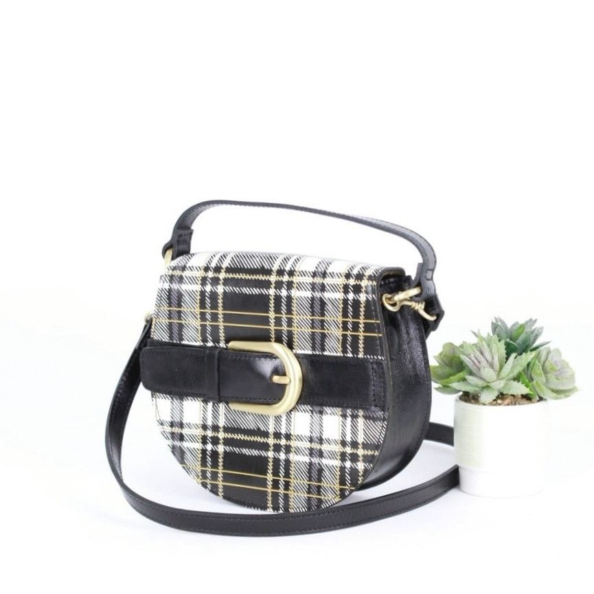 Patricia Nash Patricia Nash Annfield Plaid-Printed Leather Crossbody Bag Size ONE SIZE - 1 Thumbnail
