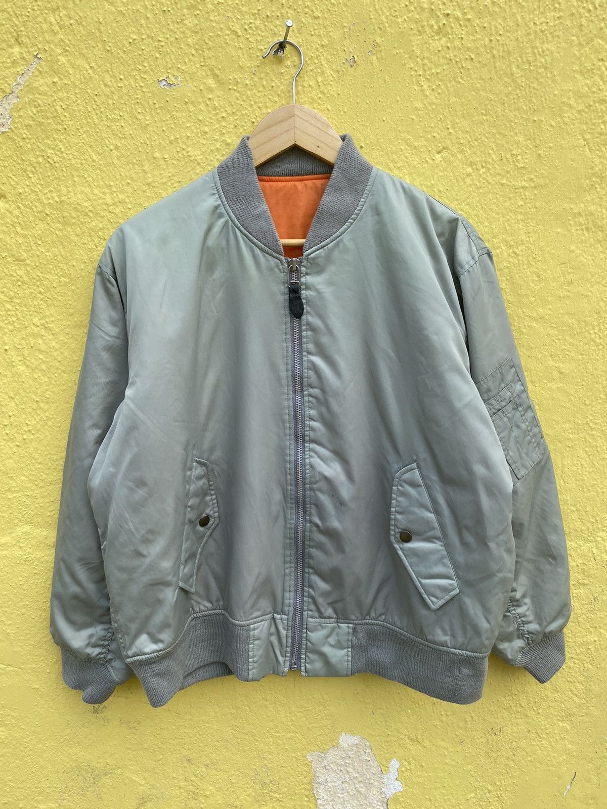 Vintage Vintage MA-1 usaf flight bomber jacket Size US L / EU 52-54 / 3 - 7 Thumbnail