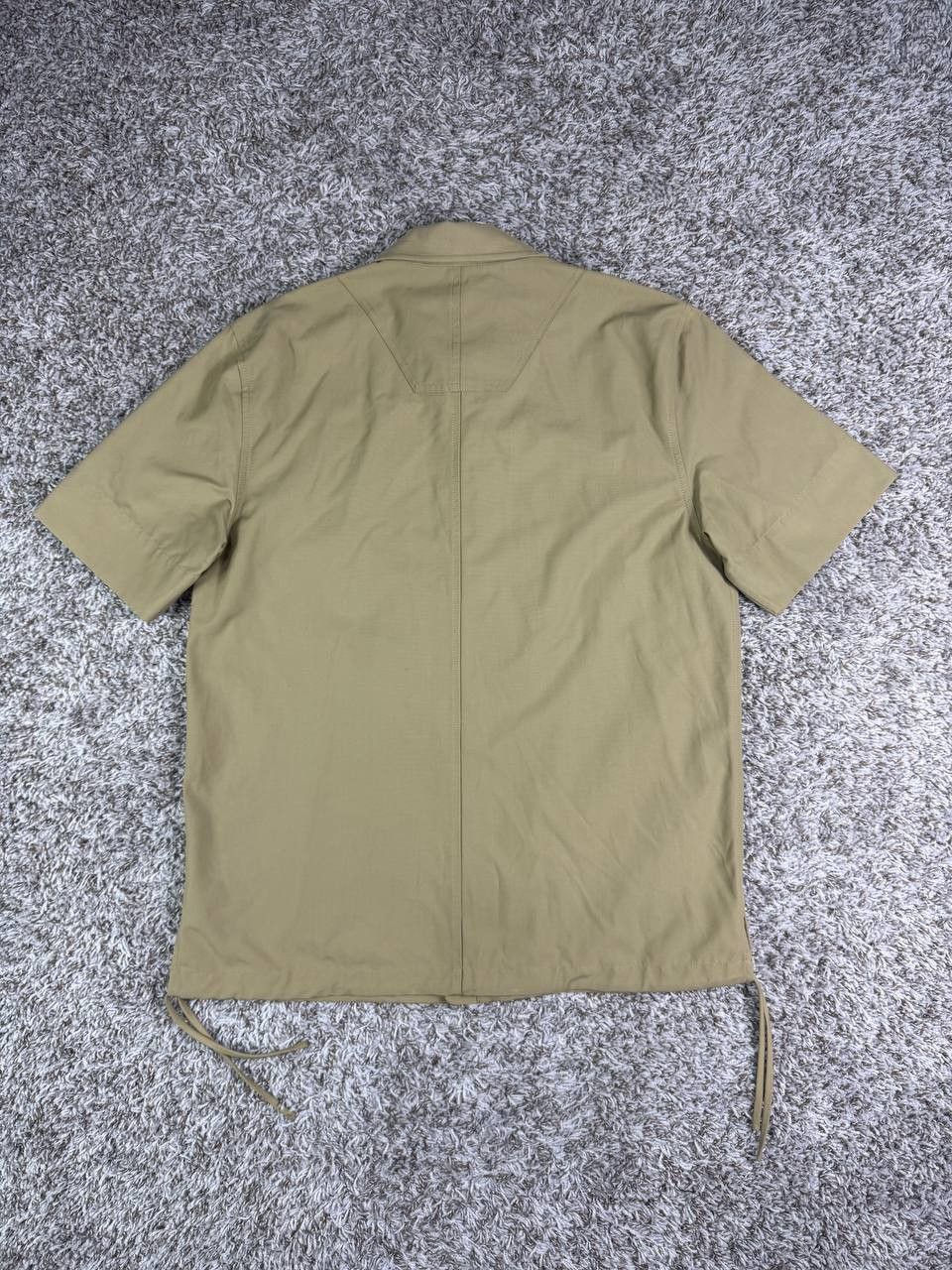 Helmut Lang Helmut Lang Beige Zip Front Shirt Size US S / EU 44-46 / 1 - 14 Thumbnail