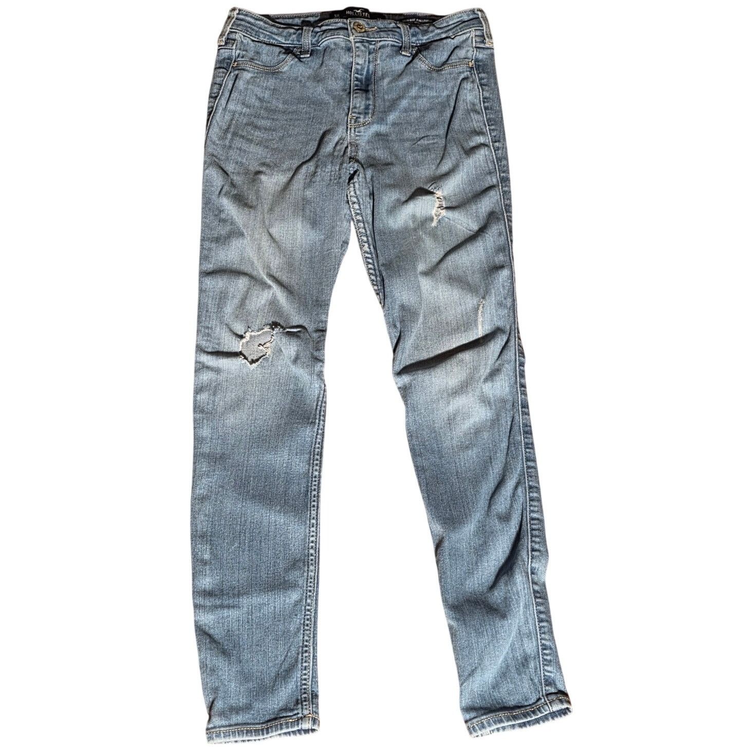 Hollister Hollister Distressed High-Rise Legging Jeans - W27 L28 Size 27" / US 4 / IT 40 - 1 Thumbnail