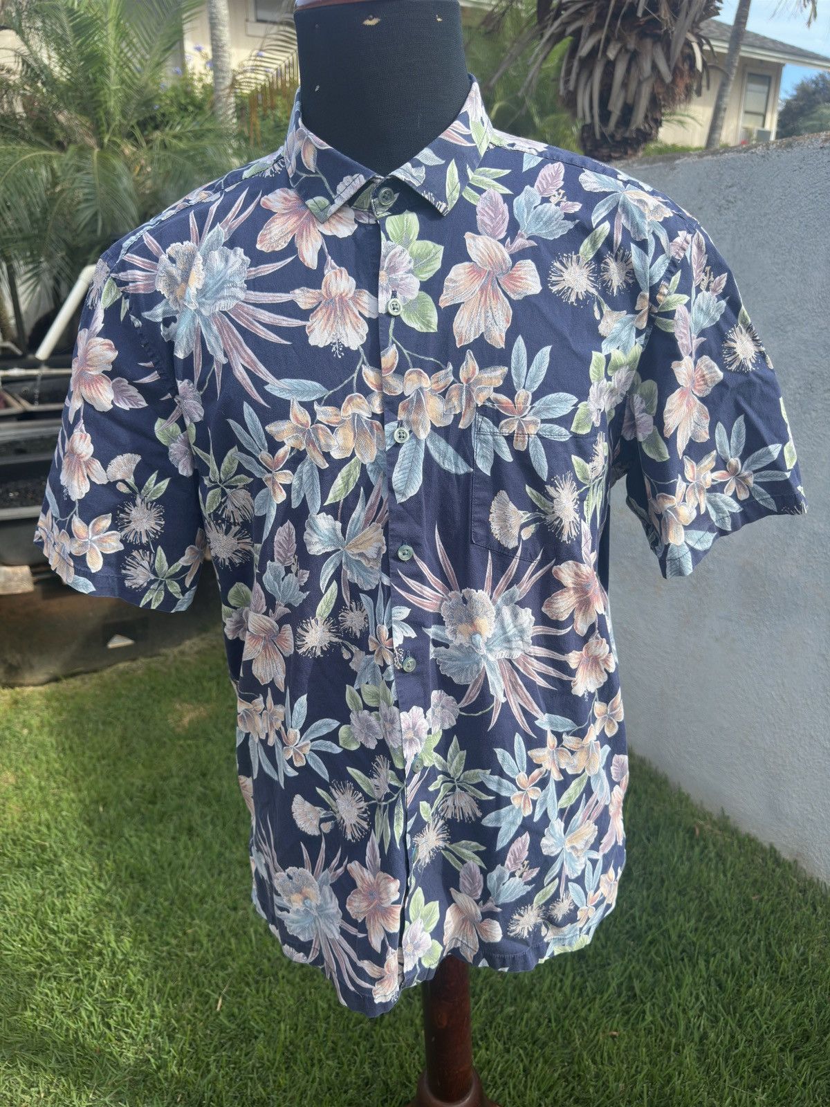 Tori Richard PreOwned Tori Richard Hawaiian Print Multicolored Men's L Size US L / EU 52-54 / 3 - 1 Thumbnail
