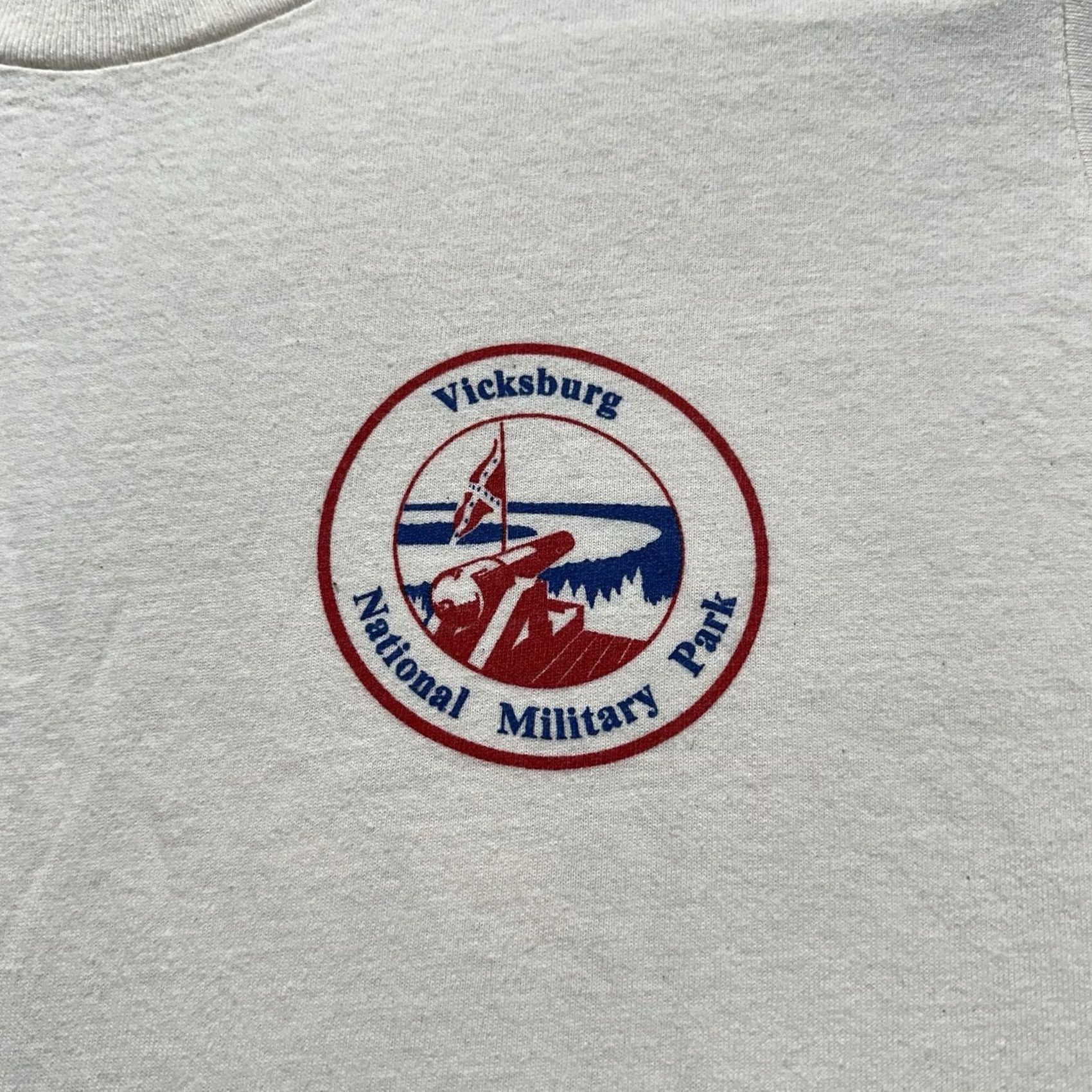 Vintage VINTAGE Vicksburg Mississippi National Military Park T Shirt Men Medium Eastern National Military Size US M / EU 48-50 / 2 - 3 Thumbnail