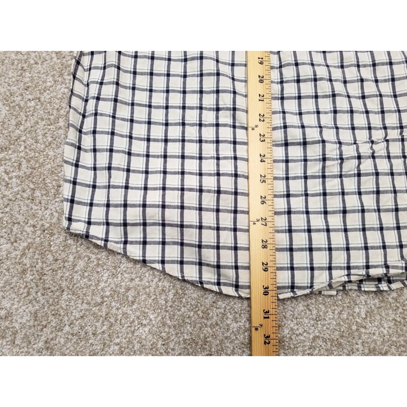 Eddie Bauer Eddie Bauer Shirt Mens Medium Blue Check Button Casual 100% Cotton Camp Outdoors Size US M / EU 48-50 / 2 - 3 Thumbnail