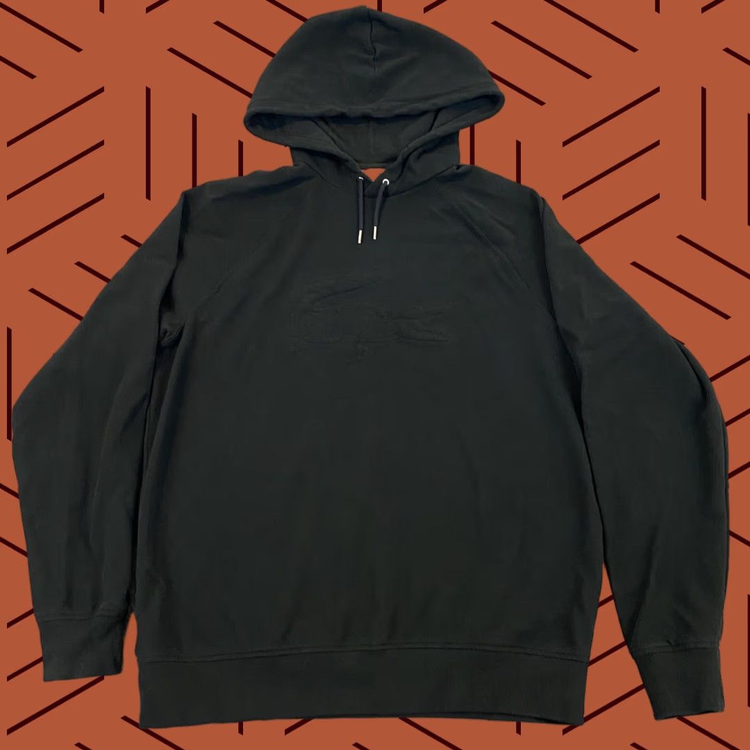 Lacoste LACOSTE Hoodie Mens Large Black Crocodile Embroidered Logo Sweatshirt SH6781 Size US L / EU 52-54 / 3 - 1 Thumbnail