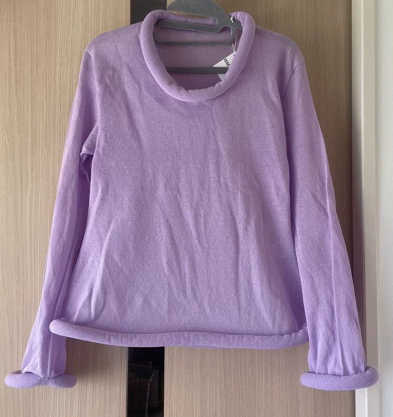 Issey Miyake Issey Miyake size:2 Purple lotus root long-sleeved top Size M / US 6-8 / IT 42-44 - 1 Thumbnail