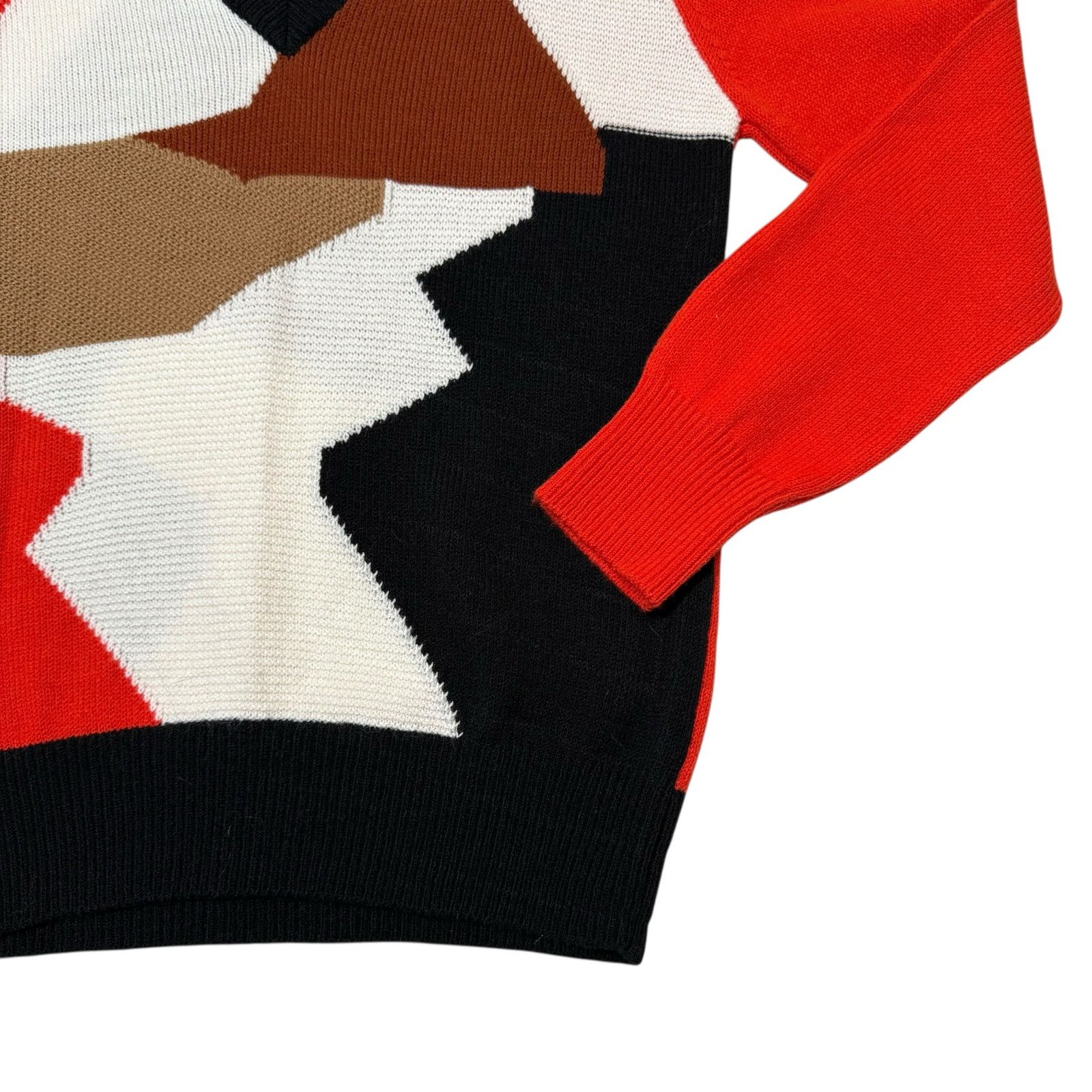 Other NWOT Stefanel Sweater V-Neck Wool Blend Multicolor Small Size S / US 4 / IT 40 - 9 Thumbnail