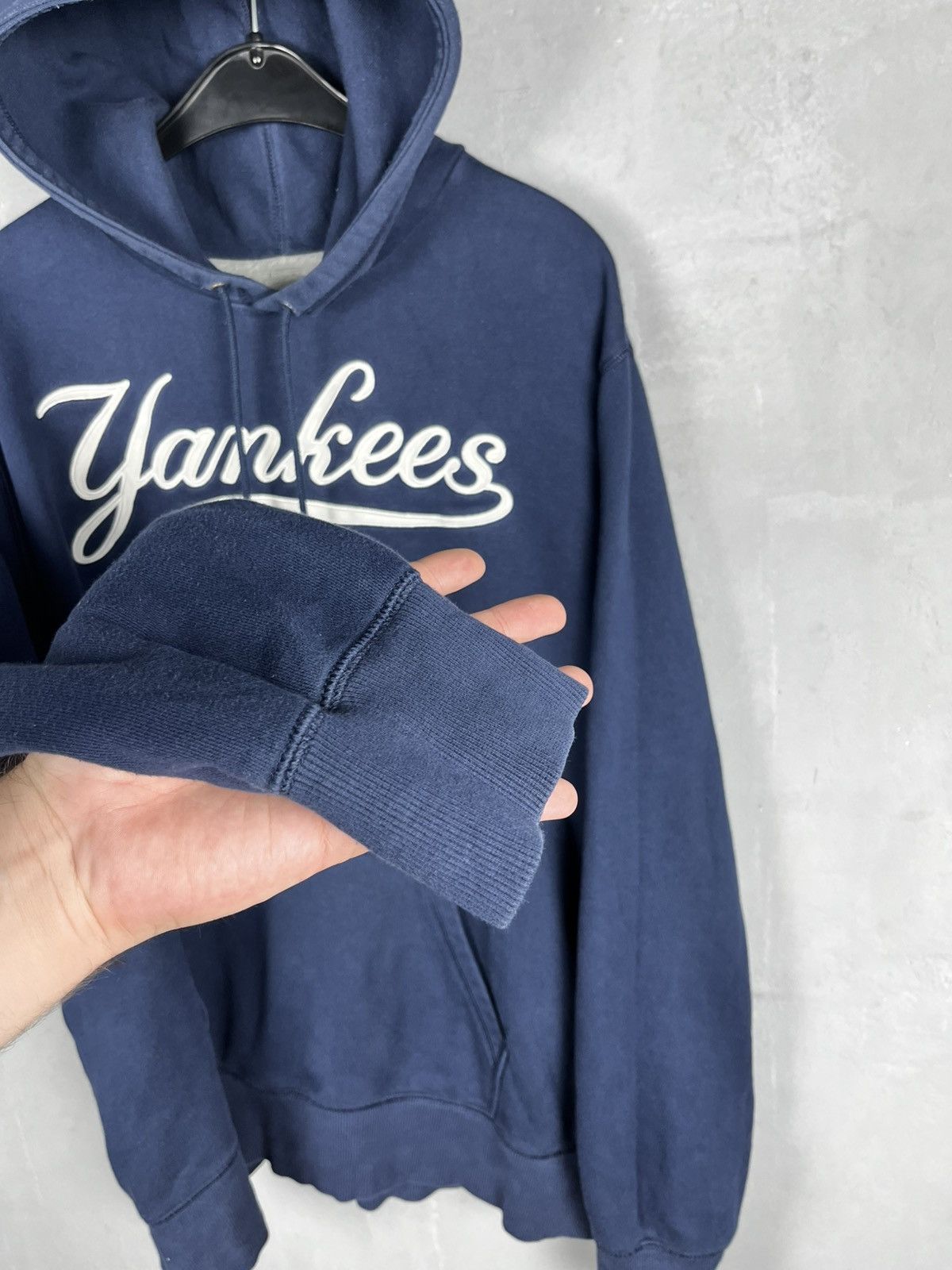New York Yankees Nike x new york ya kees y2k center swoosh hoodie size XXL Size US XXL / EU 58 / 5 - 9 Thumbnail