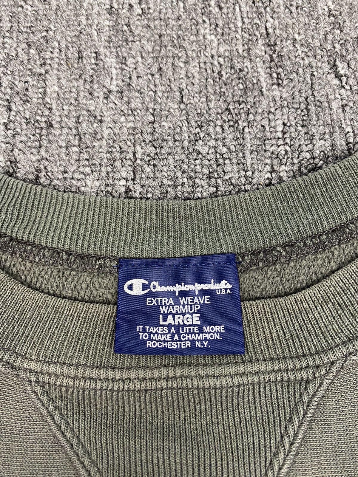 Champion × Vintage Extra Weave Warmup Sweatshirt Size US L / EU 52-54 / 3 - 3 Thumbnail