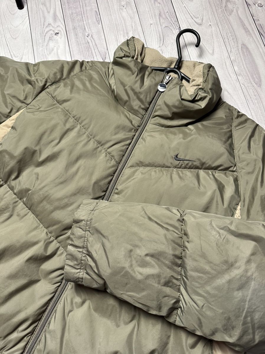 Nike × Vintage Vintage Nike down jacket puffer olive size L swoosh Size US L / EU 52-54 / 3 - 4 Thumbnail