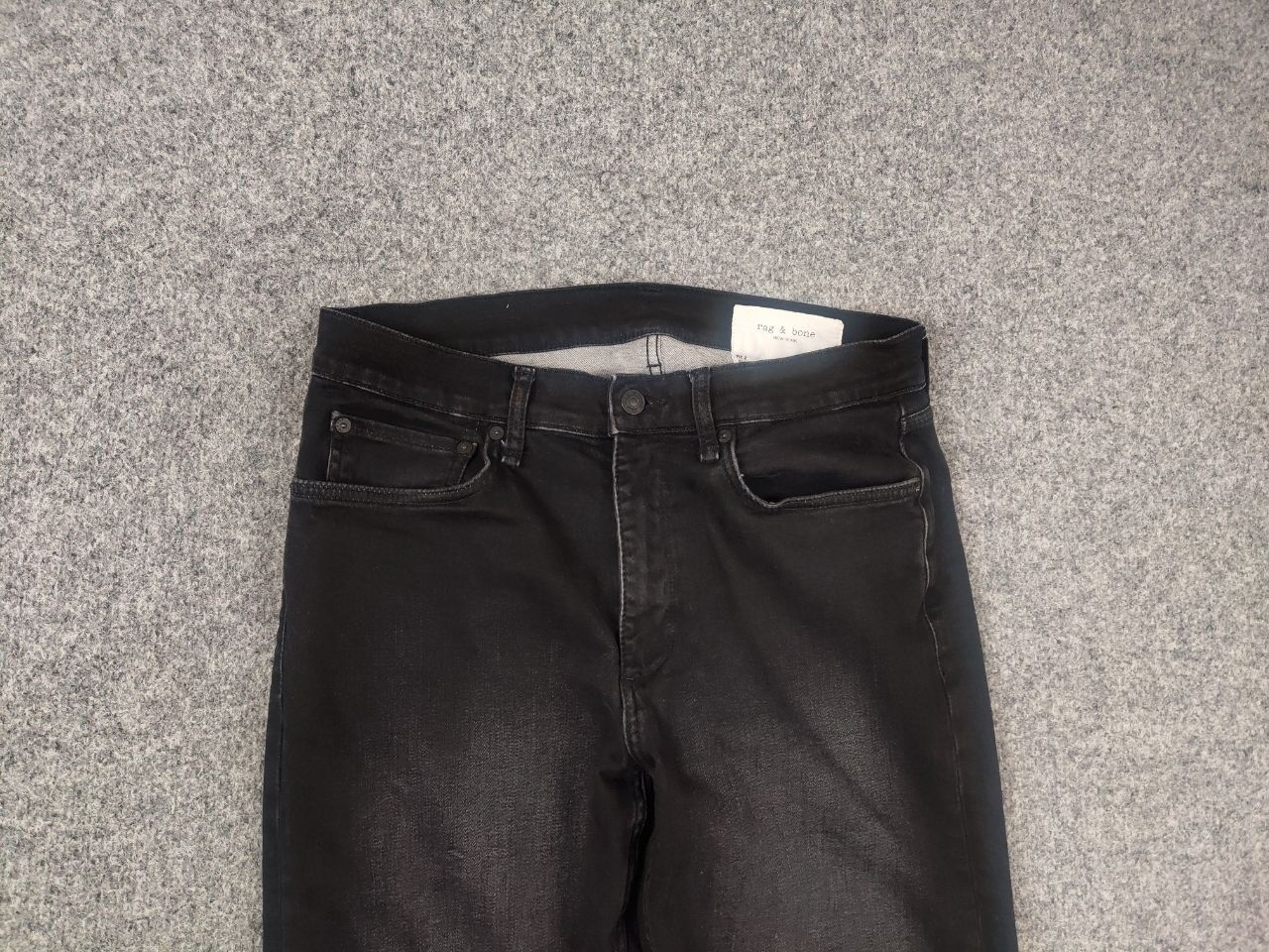 Rag & Bone Rag & Bone New York Design Black Washed Denim Jeans Vintage Size US 32 / EU 48 - 5 Thumbnail