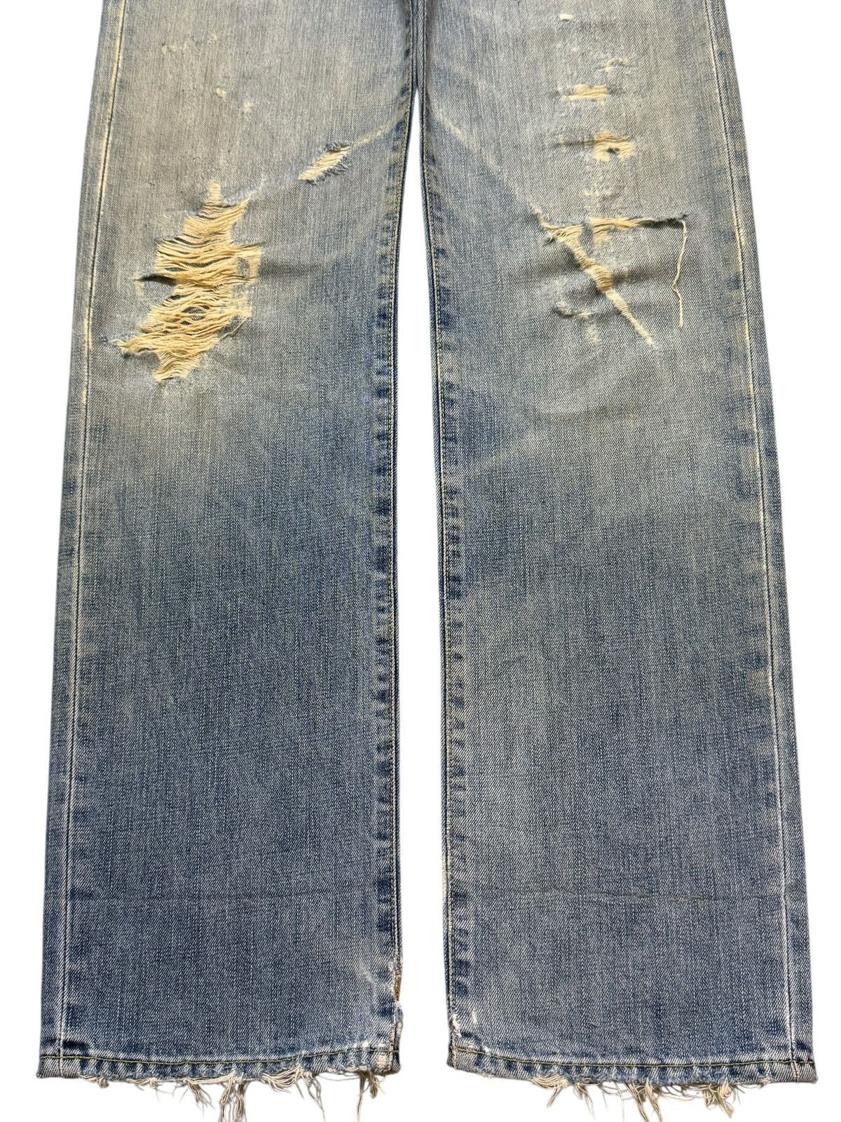 Uniqlo Vintage Y2K Japanese Uniqlo Mud Wash Faded Distressed Loose Size US 32 / EU 48 - 7 Thumbnail