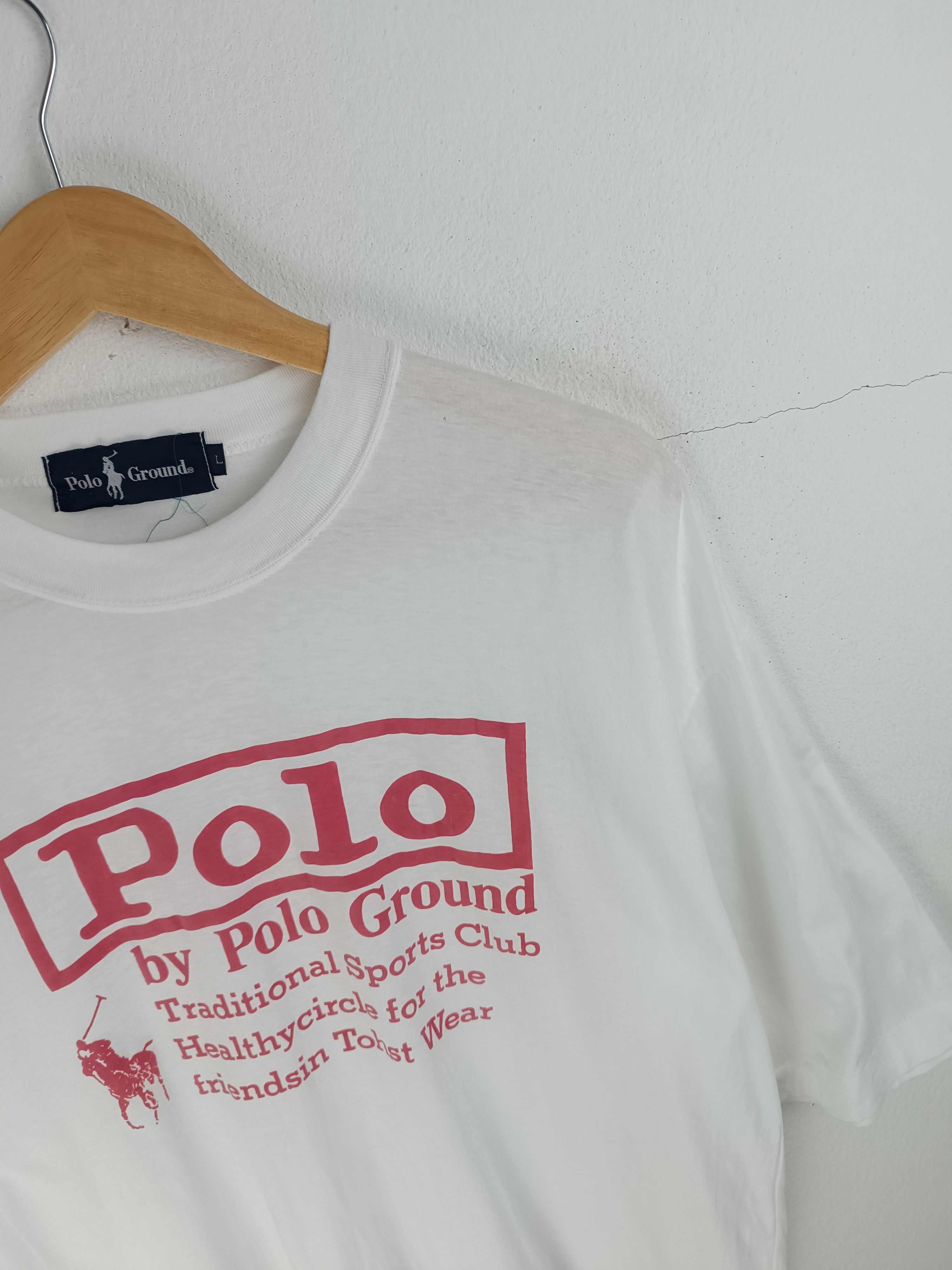 Other VINTAGE 90'S POLO GROUND SUPER SOFT TEE VERY RARE Size US L / EU 52-54 / 3 - 8 Thumbnail