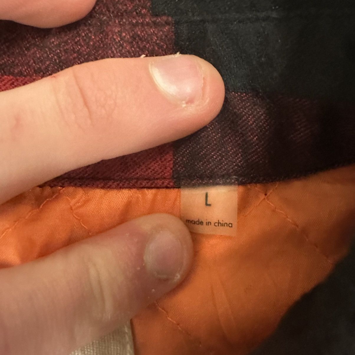Fear of God Fear Of God FOG Men’s Red Plaid Flannel Shacket Size Large Size US L / EU 52-54 / 3 - 4 Thumbnail