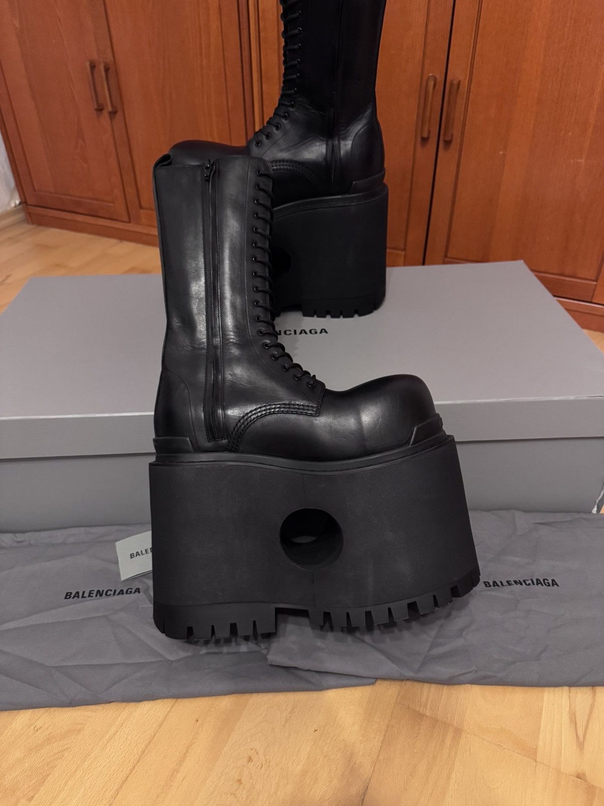 Balenciaga Balenciaga SS25 RUNWAY 180 MM Platform Giant Boots Size US 9 / EU 42 - 5 Thumbnail