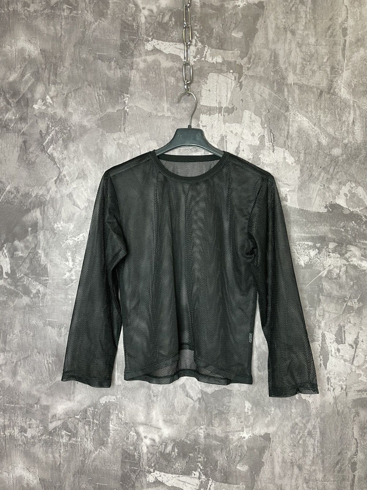 Hysteric Glamour × If Six Was Nine × Le Grande Bleu (L.G.B.) vintage y2k Fang Tribal Goth Mesh Sheer Long-Sleeve womens m Size M / US 6-8 / IT 42-44 - 1 Thumbnail