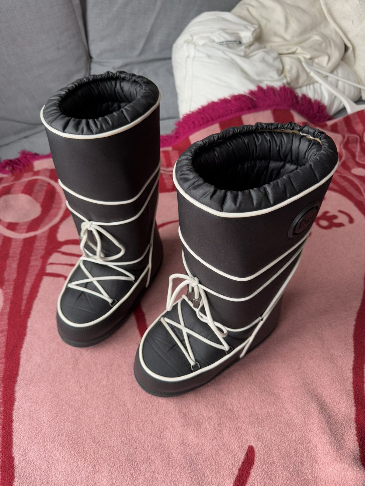 Dior × John Galliano Vintage Dior John Galiano Era snow boots designer avantgarde Size US 10 / IT 40 - 8 Thumbnail
