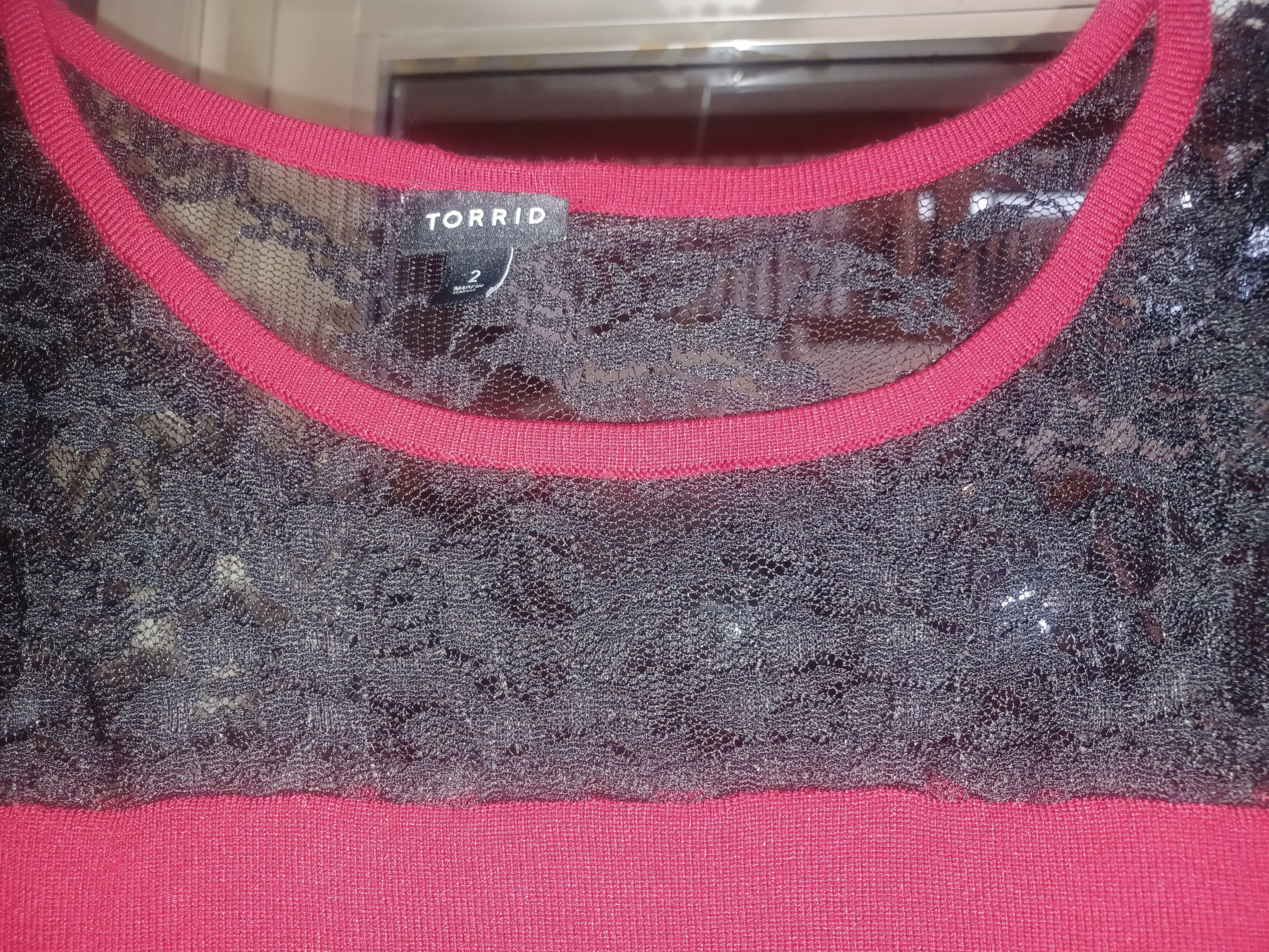 Torrid Torrid Women's Pull-On Sweater SZ 2X (18-20) Red Size XXL / US 16-18 / IT 52-54 - 3 Thumbnail