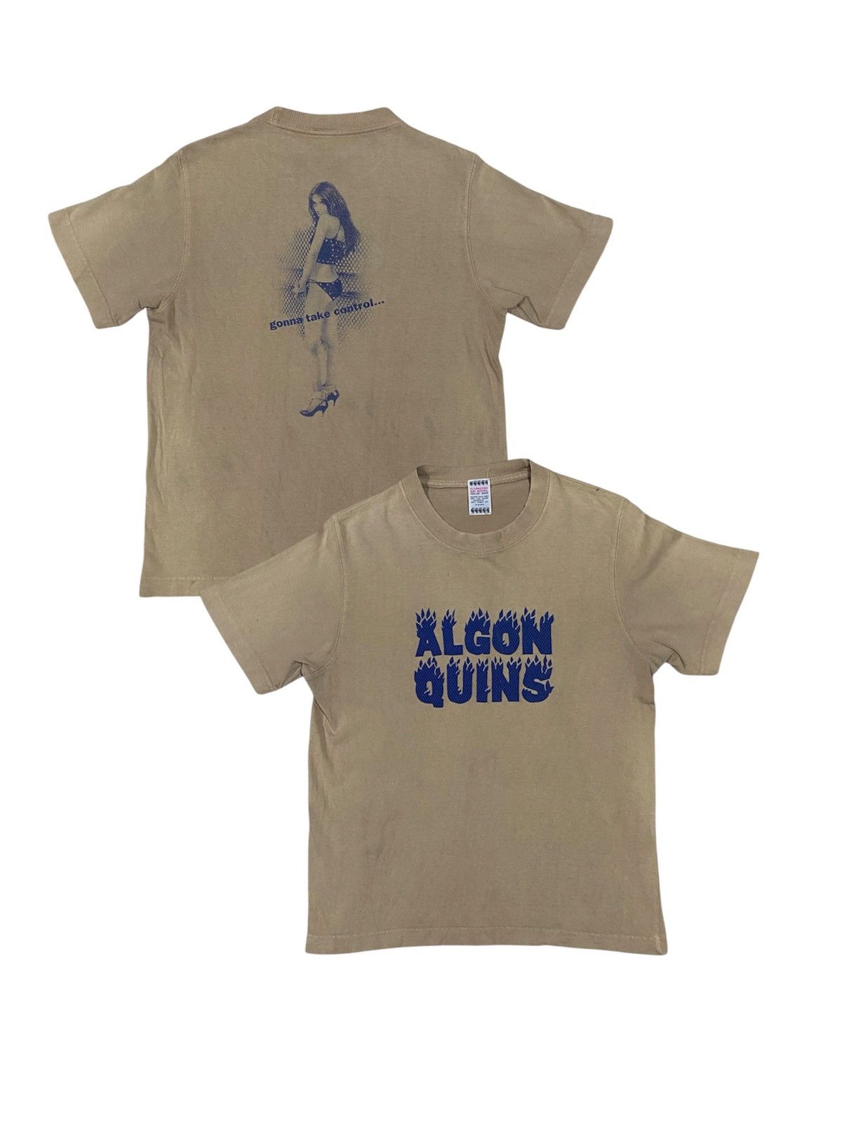 If Six Was Nine 2000s ALGONQUINS “GONNA TAKE CONTROL” SEXY GIRL GRAPHIC RARE Size US XS / EU 42 / 0 - 1 Thumbnail