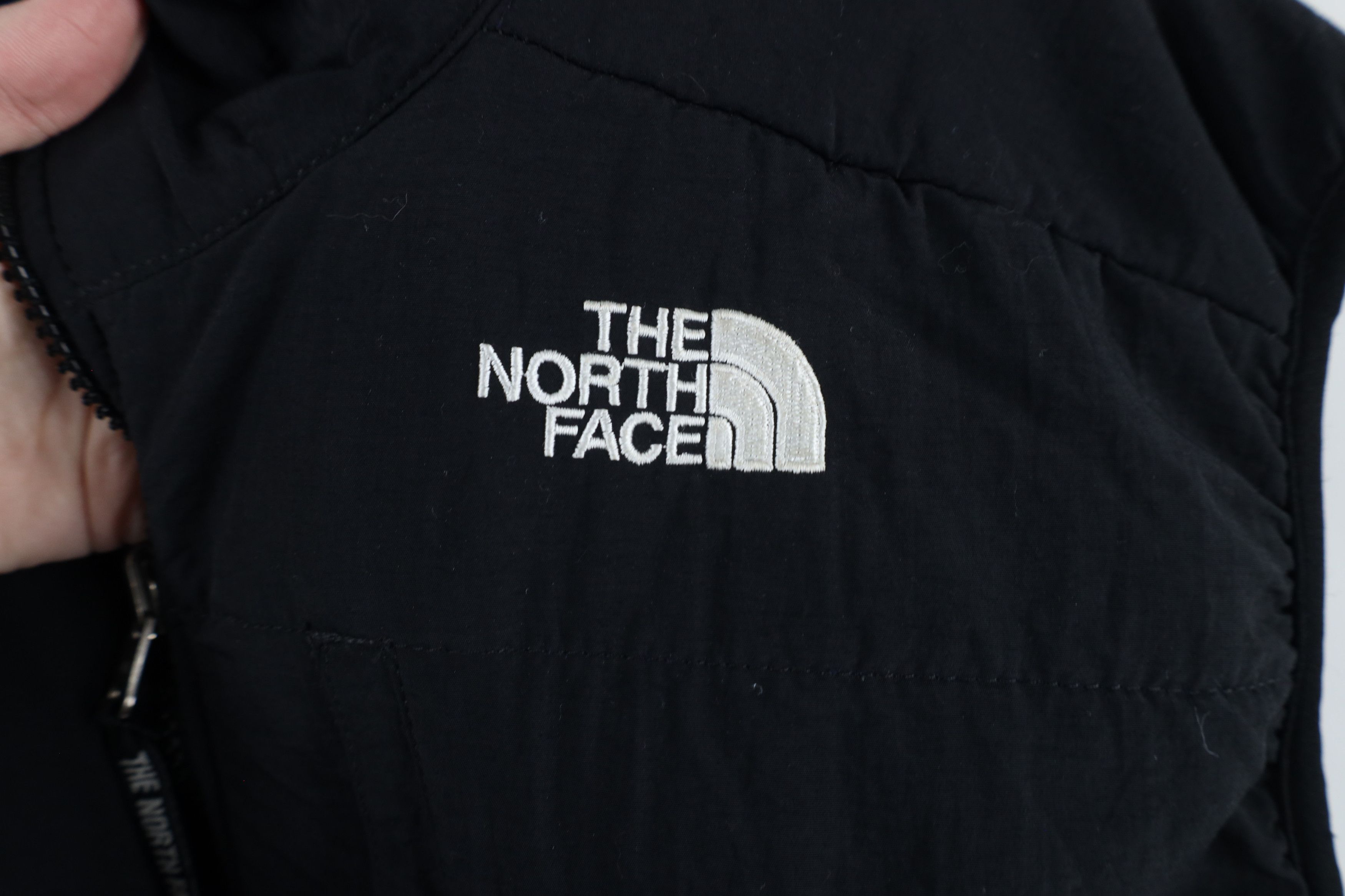 The North Face × Vintage Vintage 90s The North Face Full Zip Fleece Vest Jacket Size L / US 10 / IT 46 - 4 Thumbnail