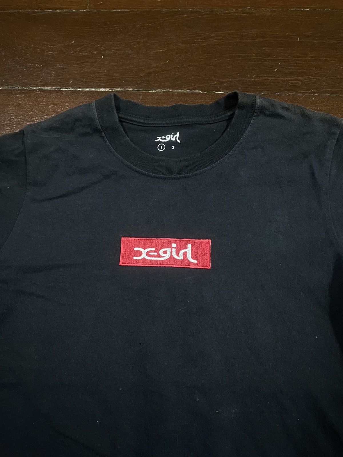 X-Girl × X-LARGE X-girl small box logo tee Size S / US 4 / IT 40 - 6 Thumbnail
