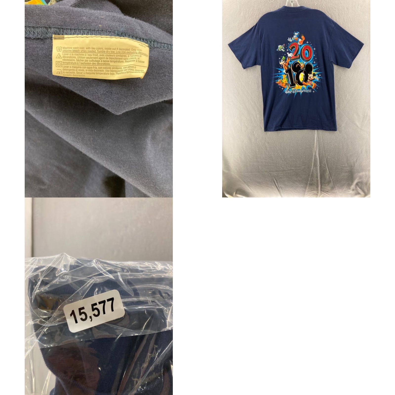 Disney Disney Disneyland T Shirt Mens Medium 2010 blue graphic print Cartoon Movie Size US M / EU 48-50 / 2 - 8 Thumbnail
