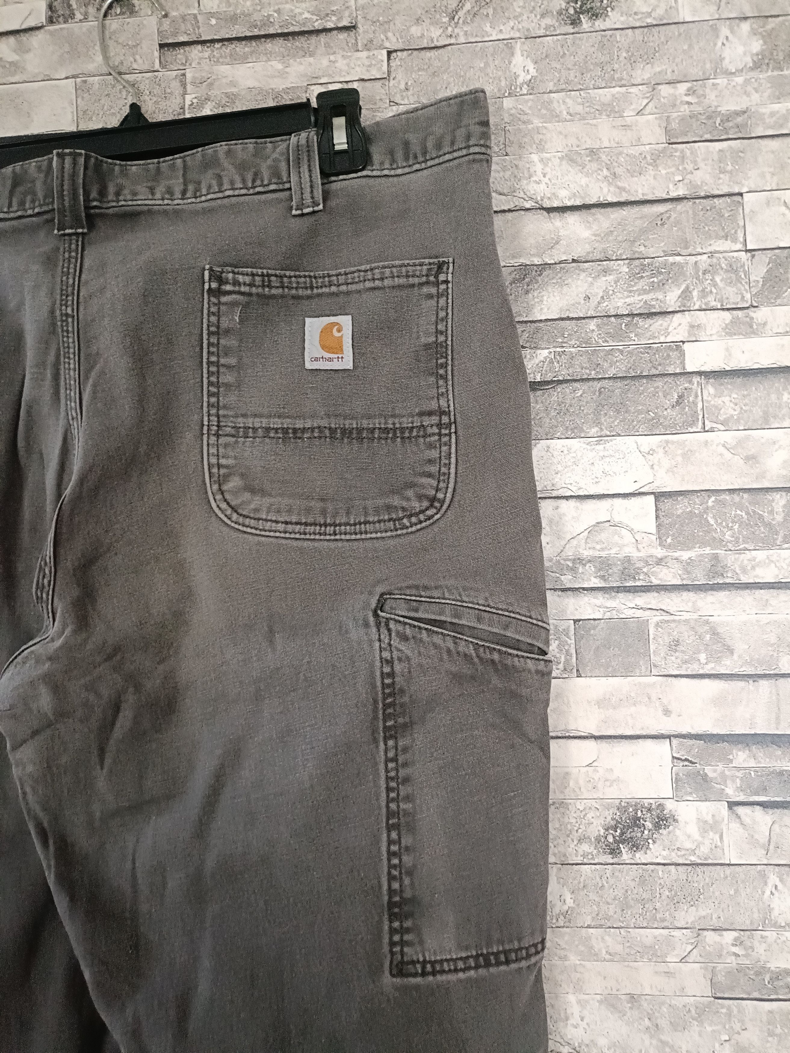 Carhartt Carhartt cell pocket relaxed fit jeans charcoal grey Size US 40 / EU 56 - 8 Thumbnail