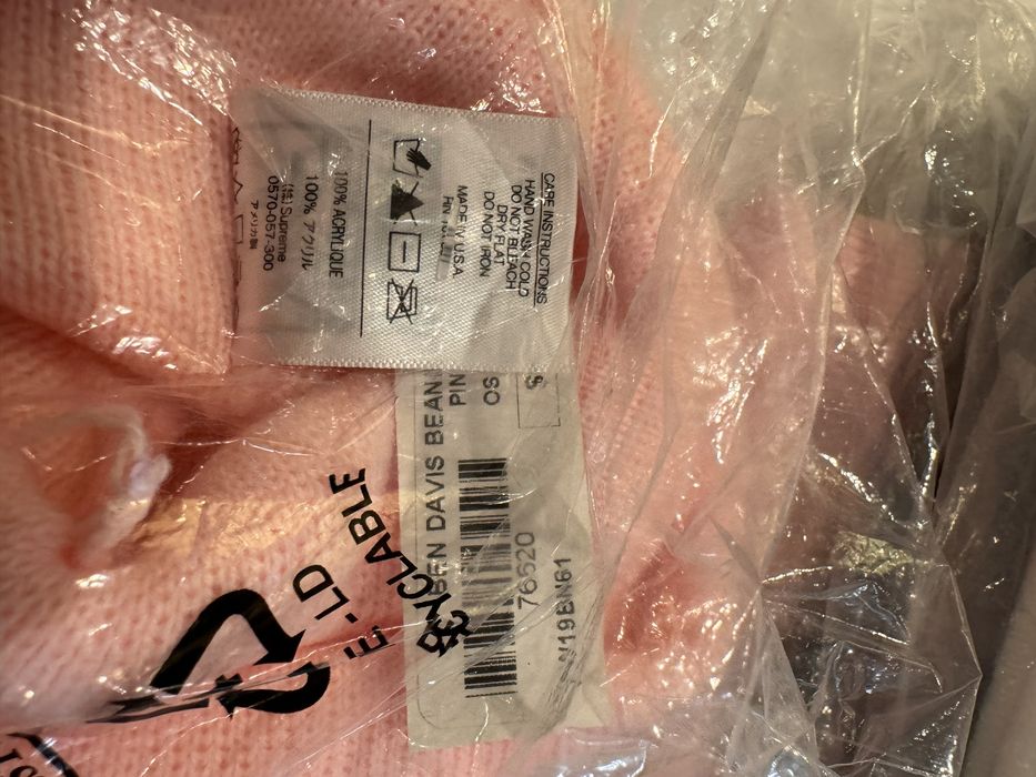 Supreme Supreme x ben Davis beanie pink | Grailed