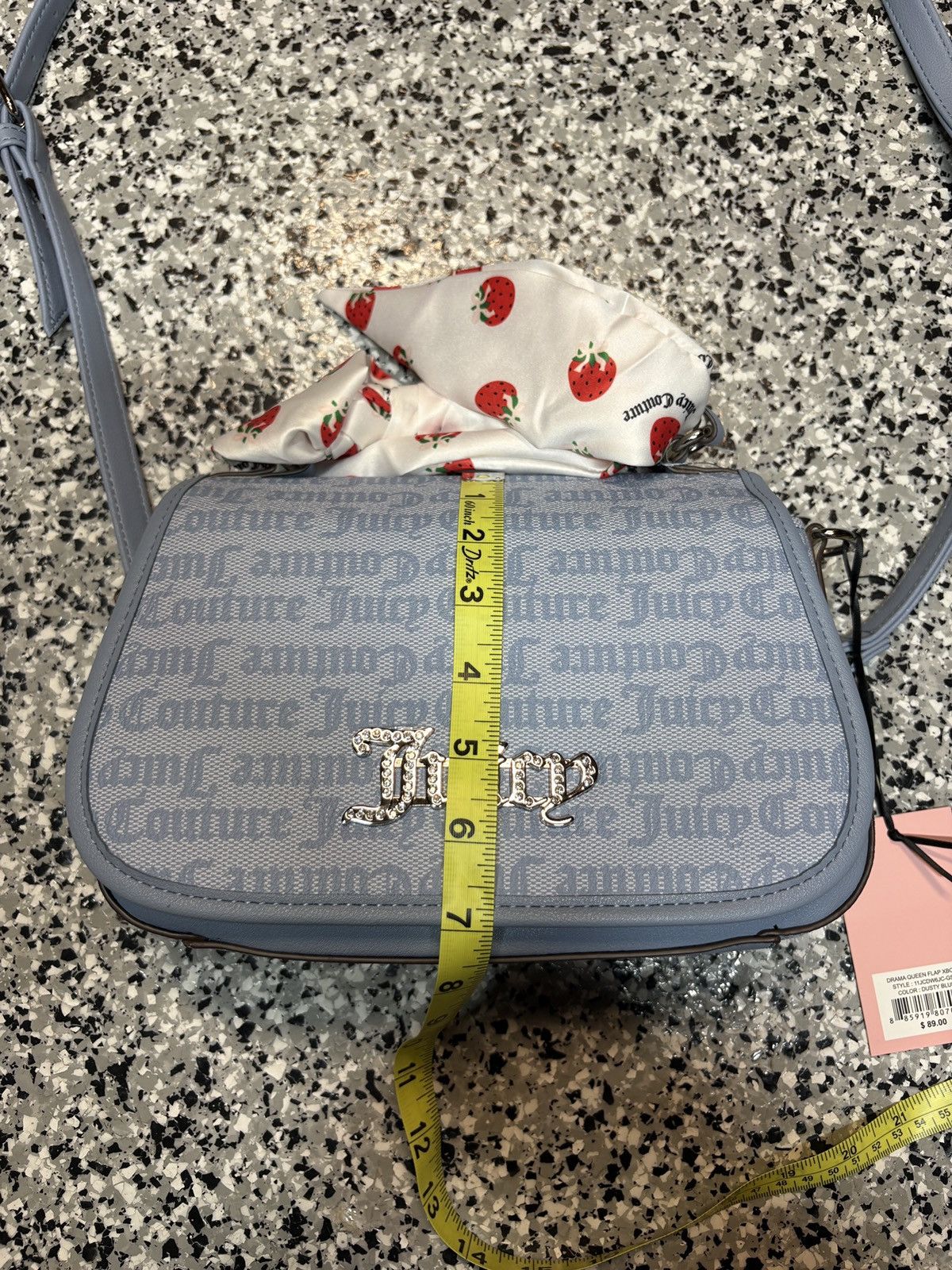 Juicy Couture Vintage Y2K Juicy Couture Drama Queen Flap Crossbody Bag Size ONE SIZE - 13 Thumbnail