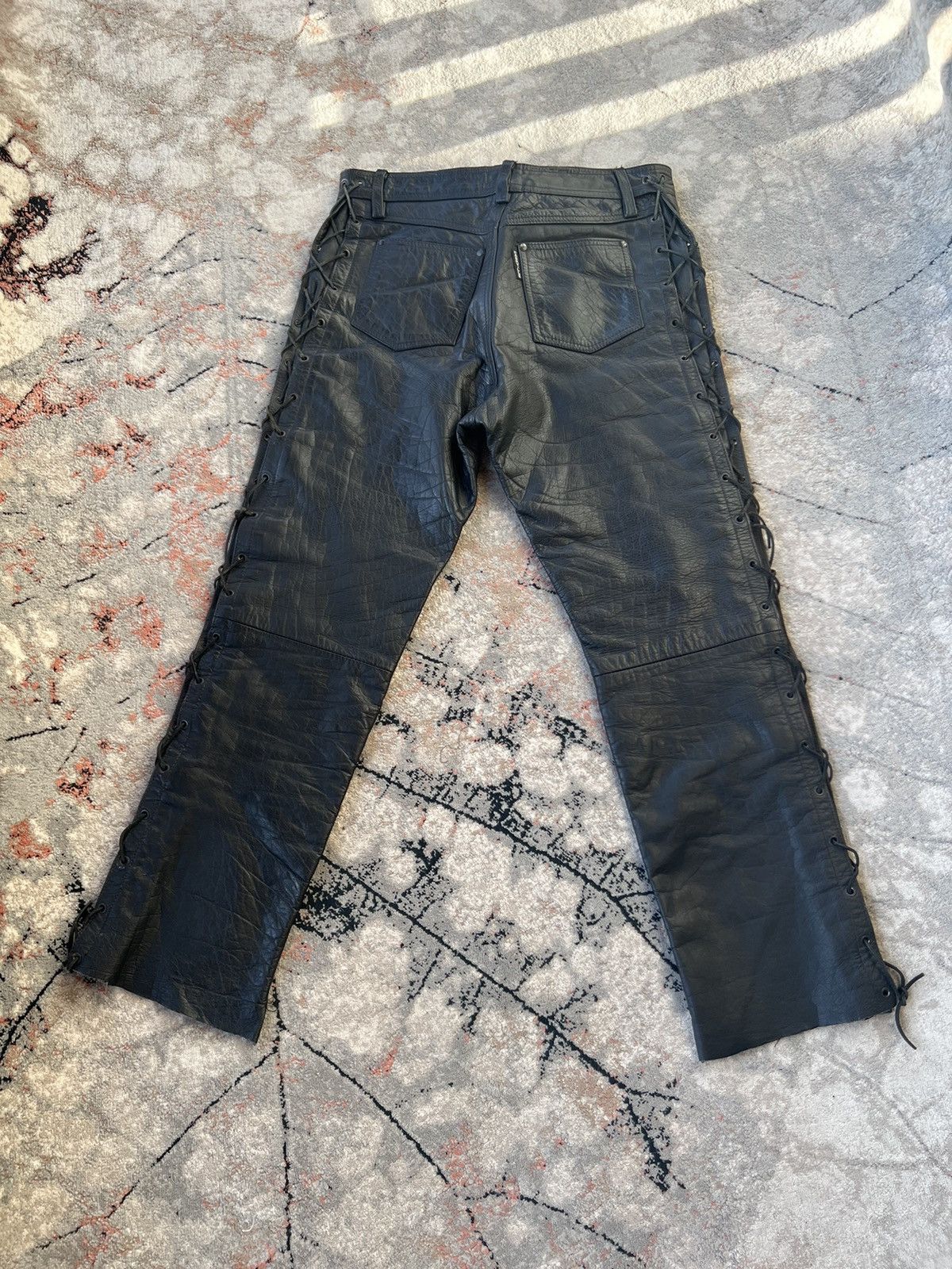 Leather Vintage Nashville Leather Moto Pants Size US 36 / EU 52 - 8 Thumbnail