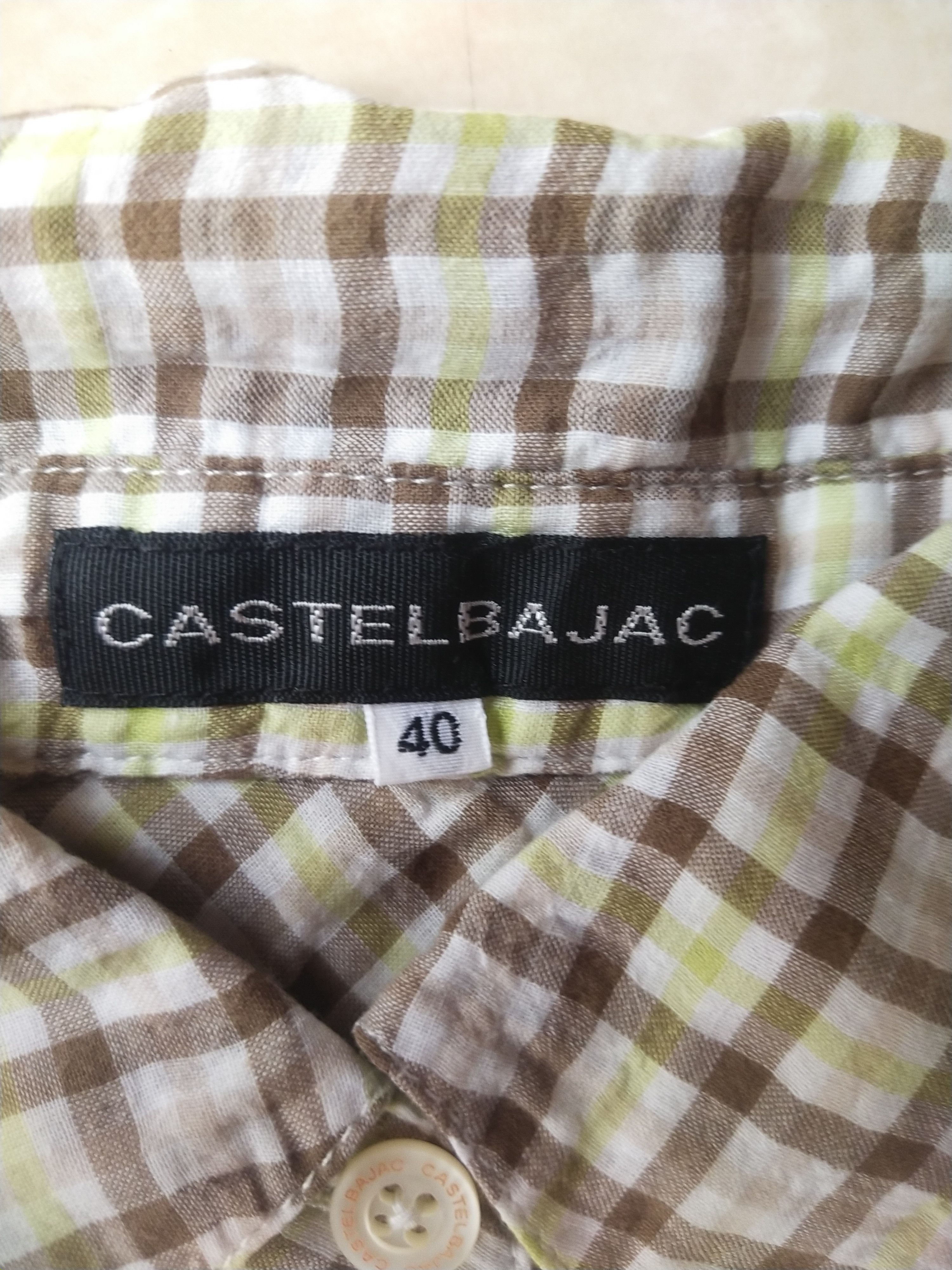 Jean Charles De Castelbajac JC de Castelbajac Gingham Crinkle Tunic Shirt Cottagecore Size M / US 6-8 / IT 42-44 - 8 Thumbnail