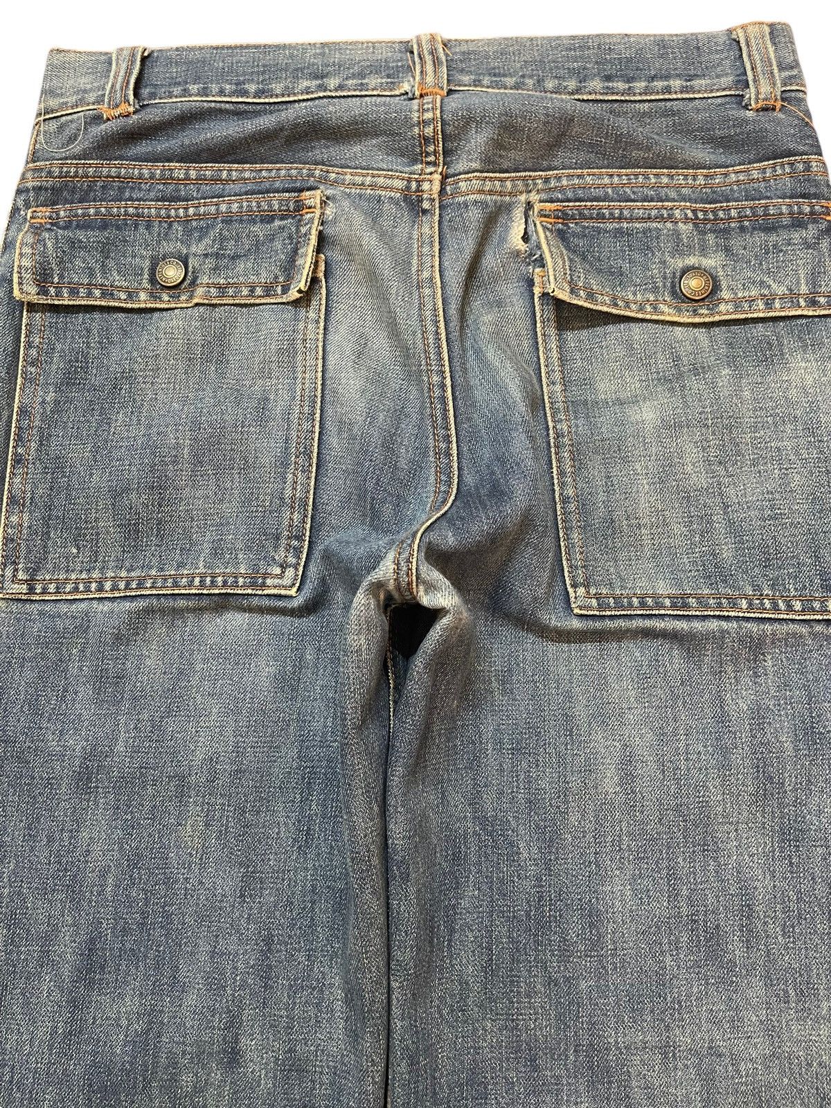 Nepenthes Vintage Japan Nepenthes Bush Pants Faded Style Loose Jeans Size US 30 / EU 46 - 5 Thumbnail